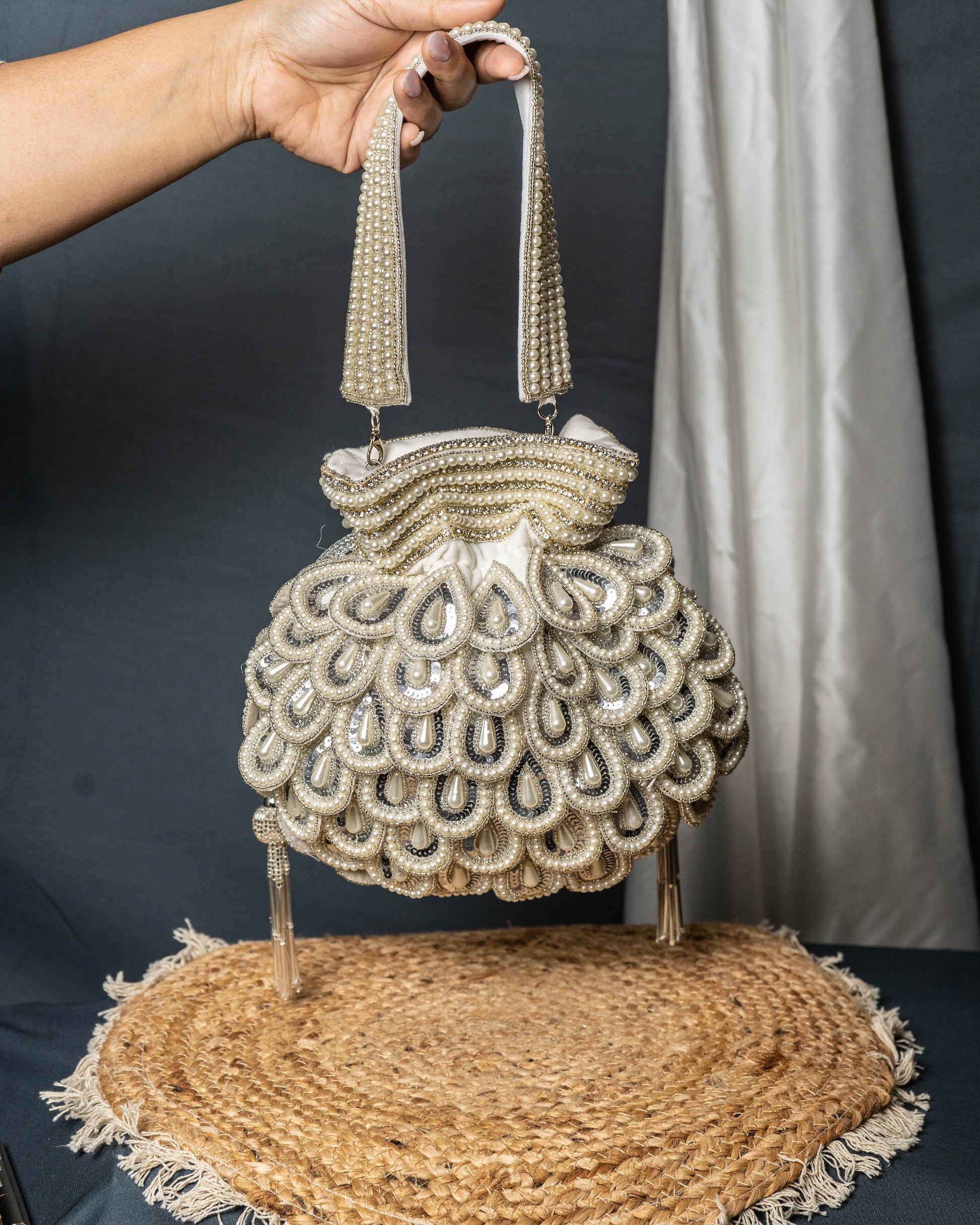 Zafrina Golden Royale Potli Bag