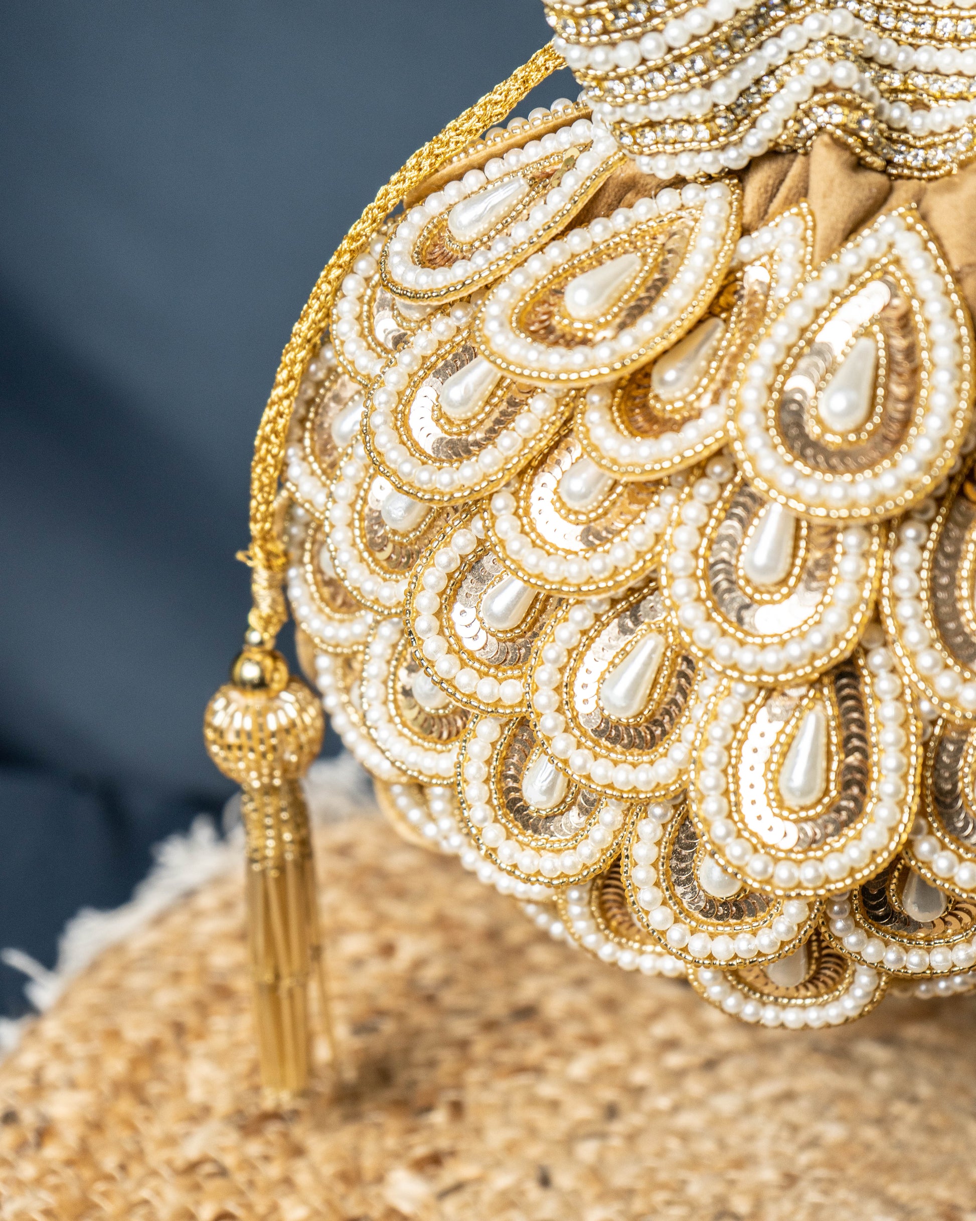 Zafrina Golden Royale Potli Bag