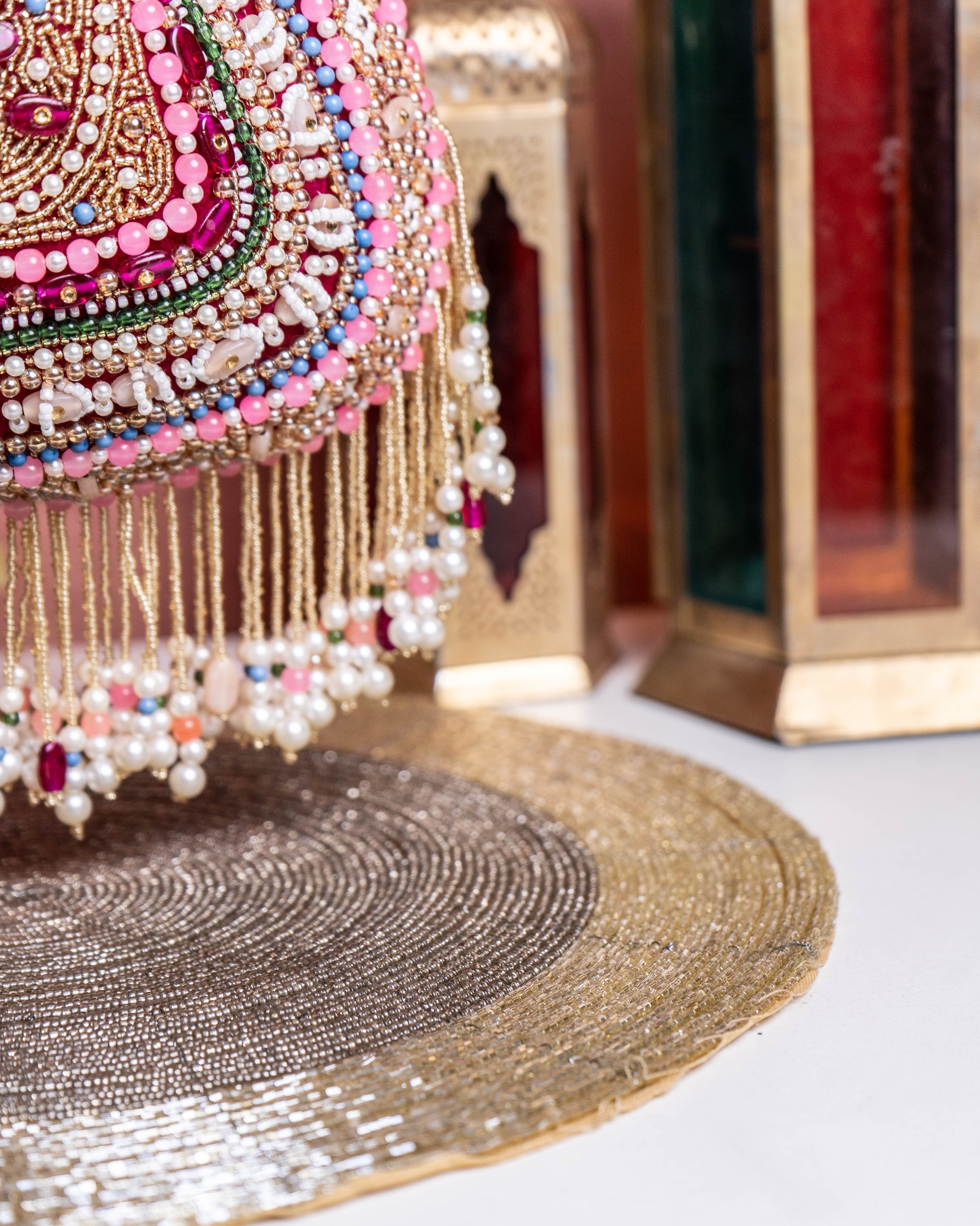 Amber Shahi – Handcrafted Royal Velvet Potli Bag