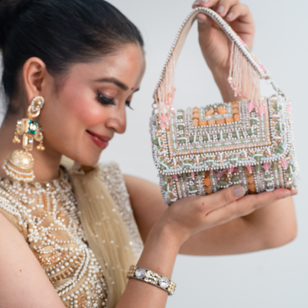 Suhani Mosaic Beaded Purse