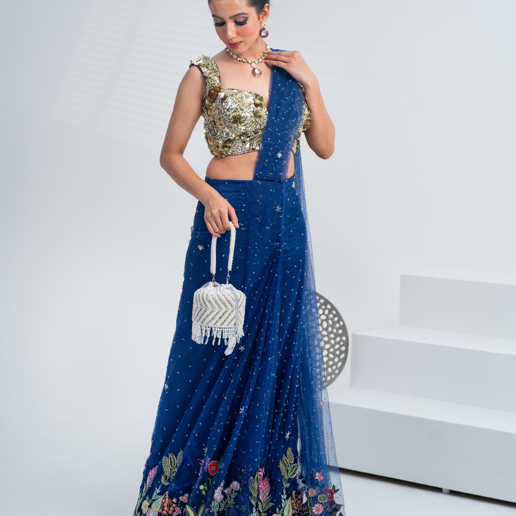 Frosted Radiance Pearl Potli