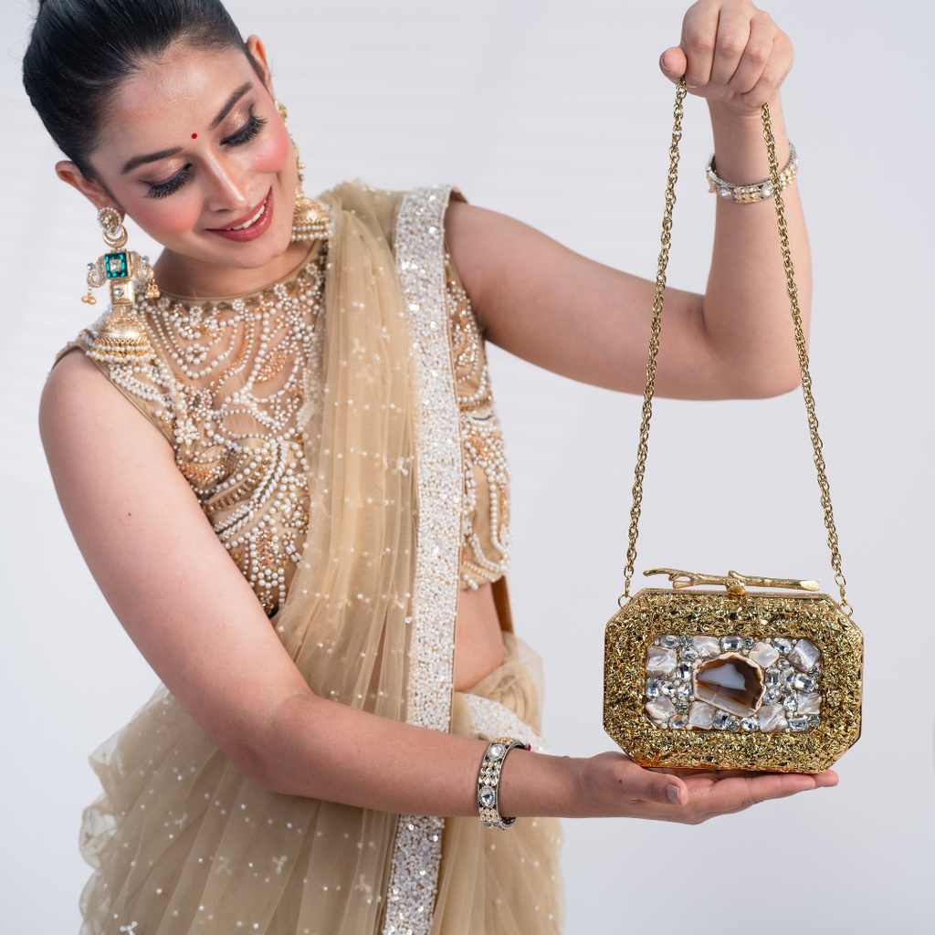 Aurelia MOP Gem Clutch