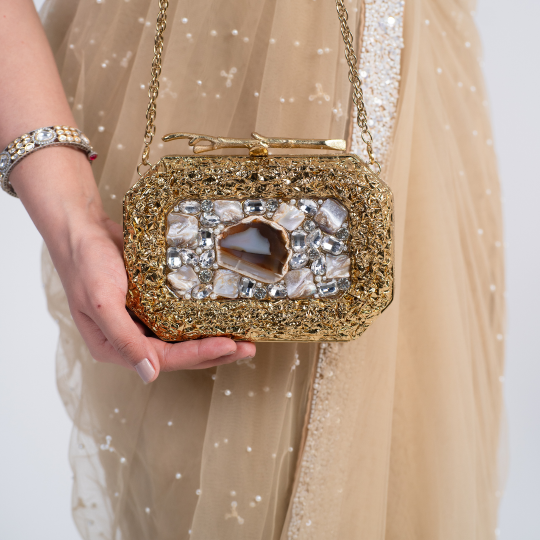 Aurelia MOP Gem Clutch