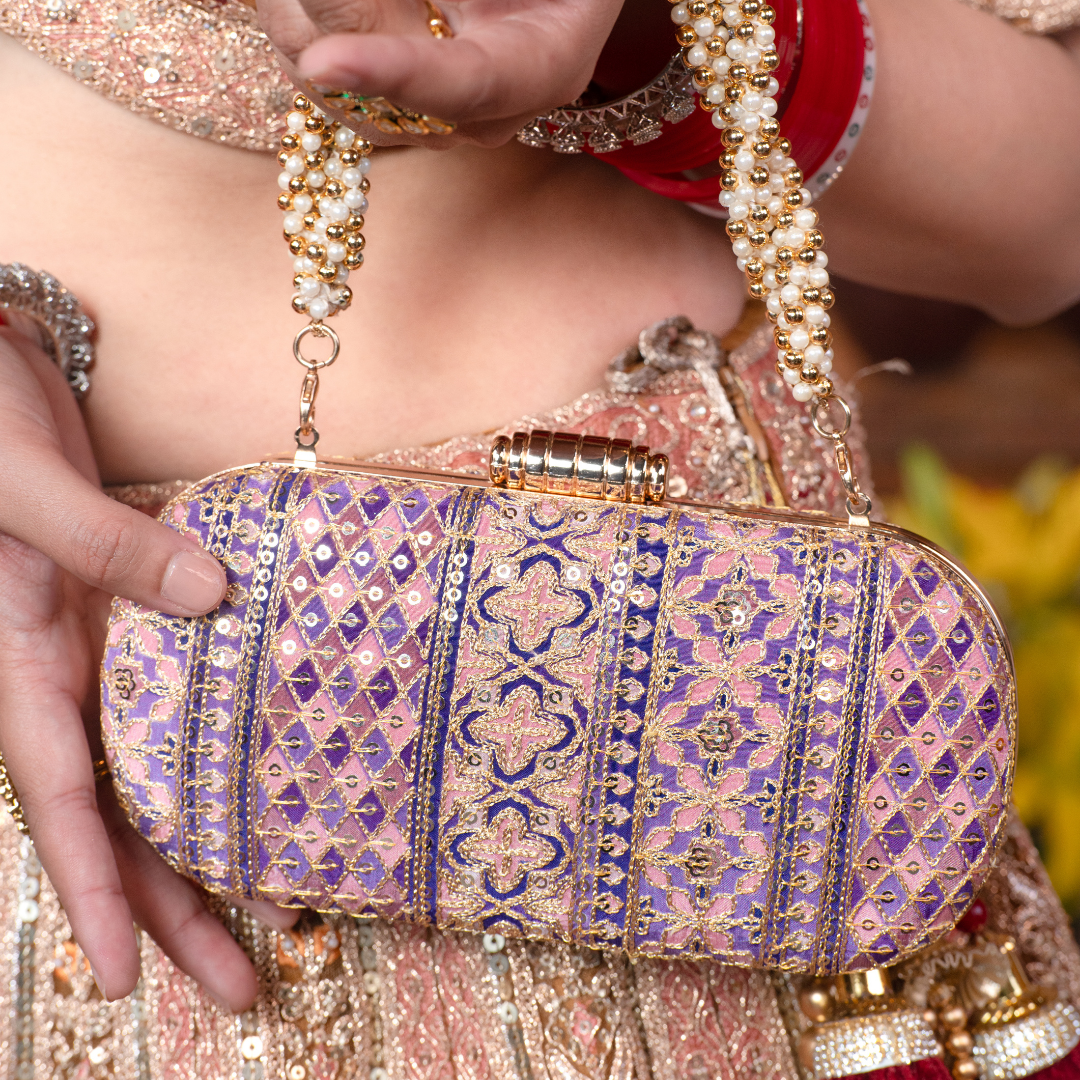 Nayira Brocade Luxe Clutch