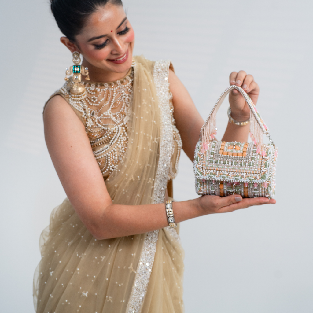 Suhani Mosaic Beaded Purse