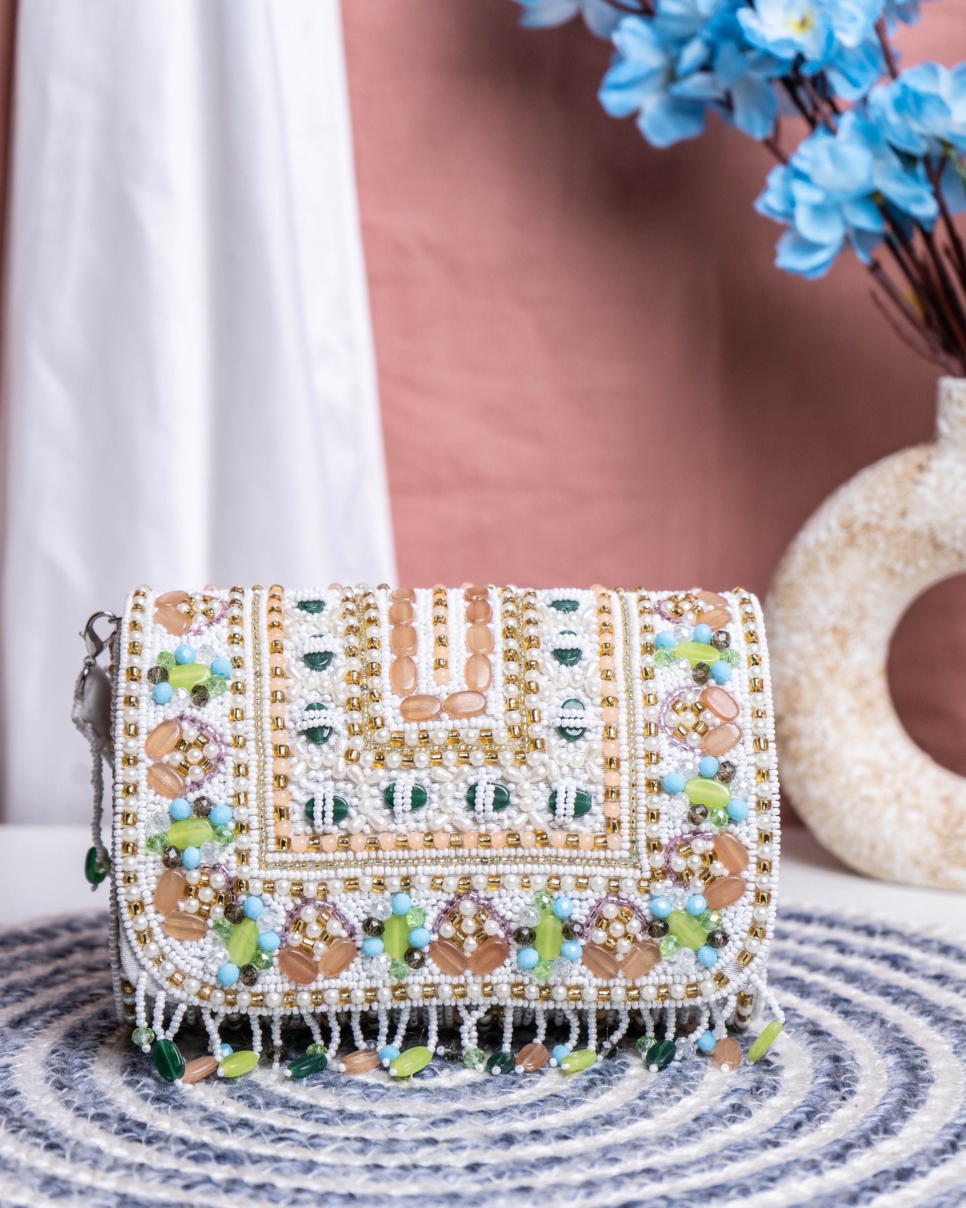 Zahara Mosaic Flap Bag