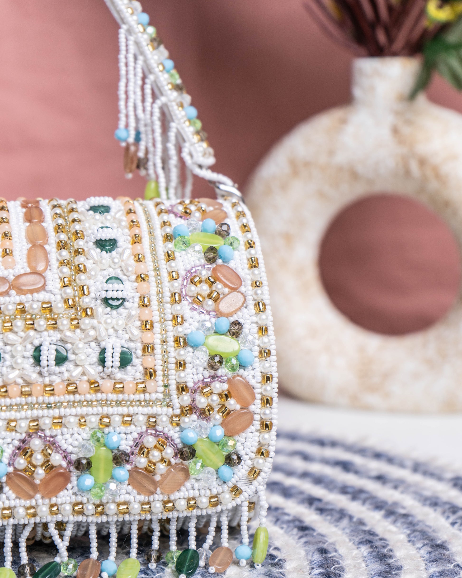 Zahara Mosaic Flap Bag