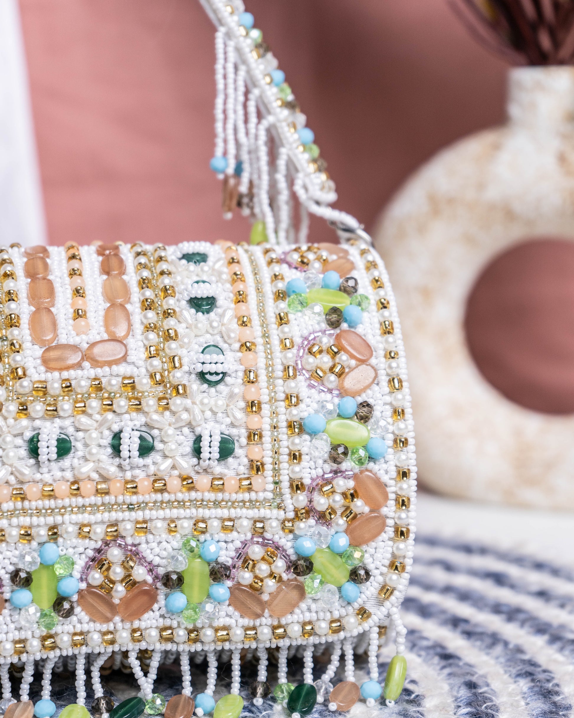 Zahara Mosaic Flap Bag