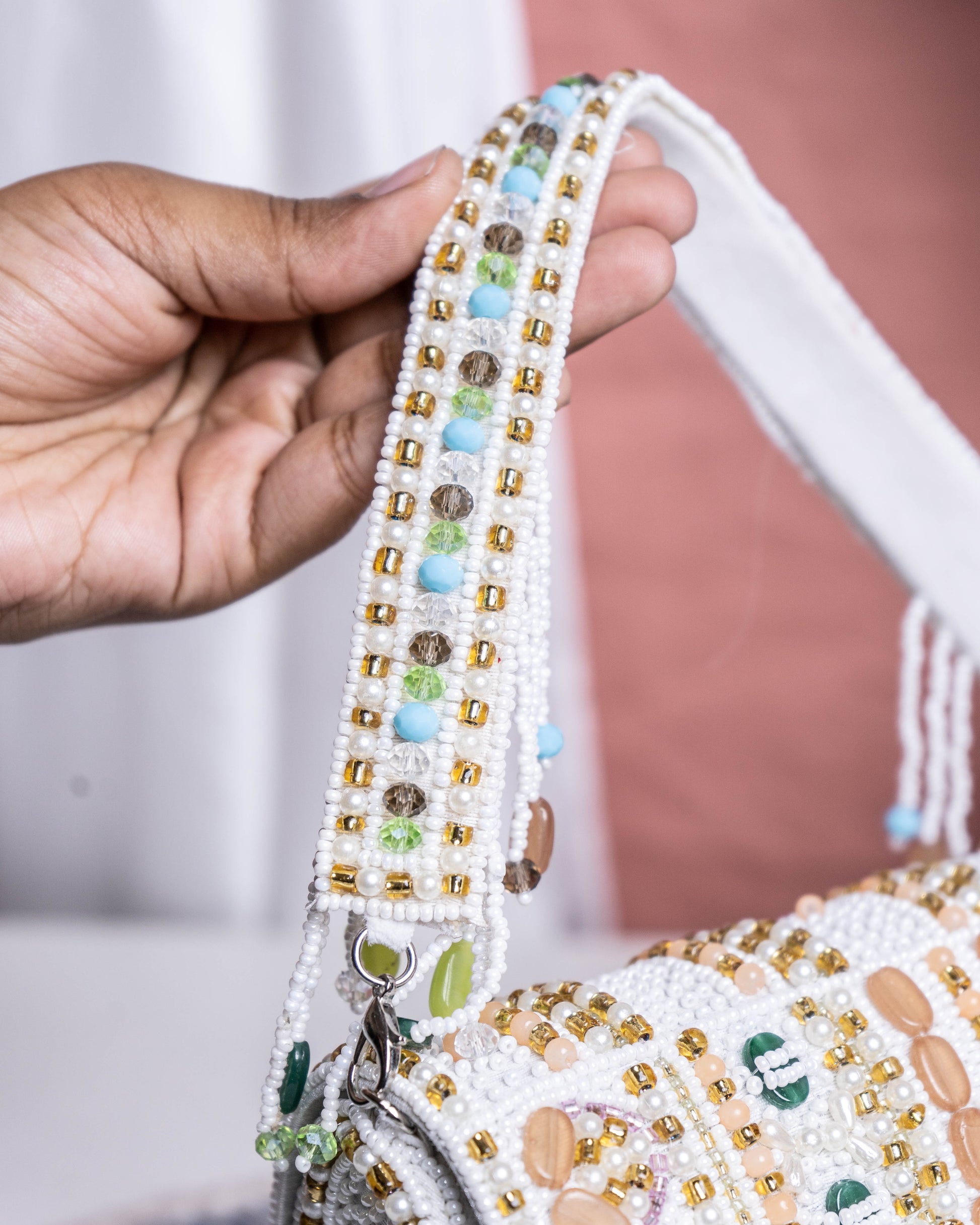Zahara Mosaic Flap Bag