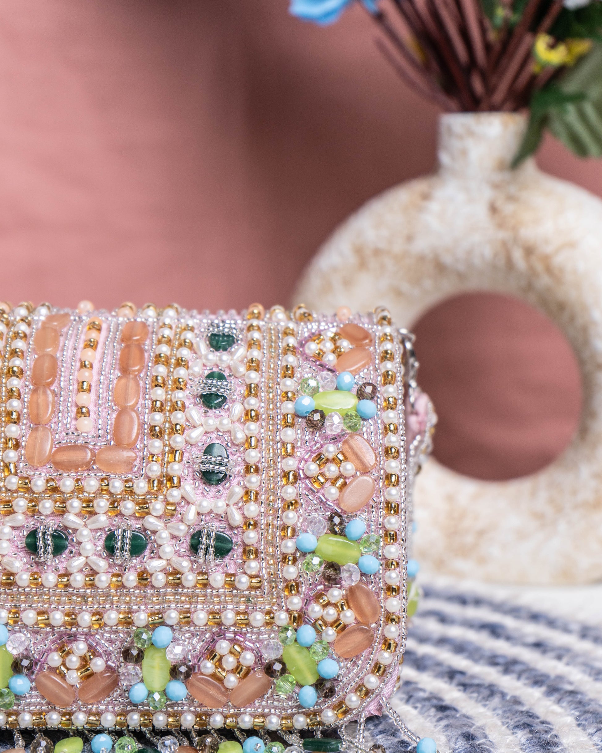 Zahara Mosaic Flap Bag