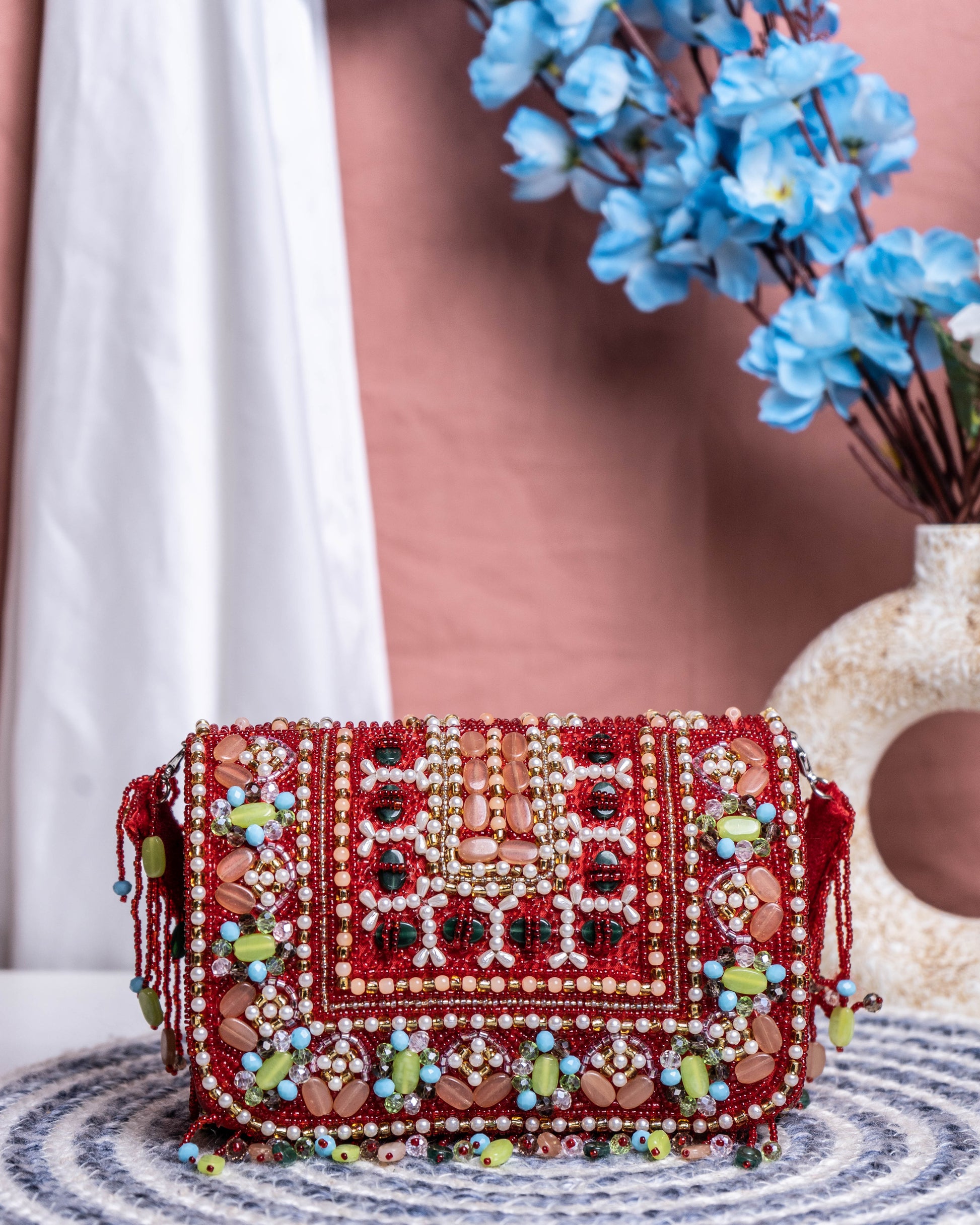 Zahara Mosaic Flap Bag