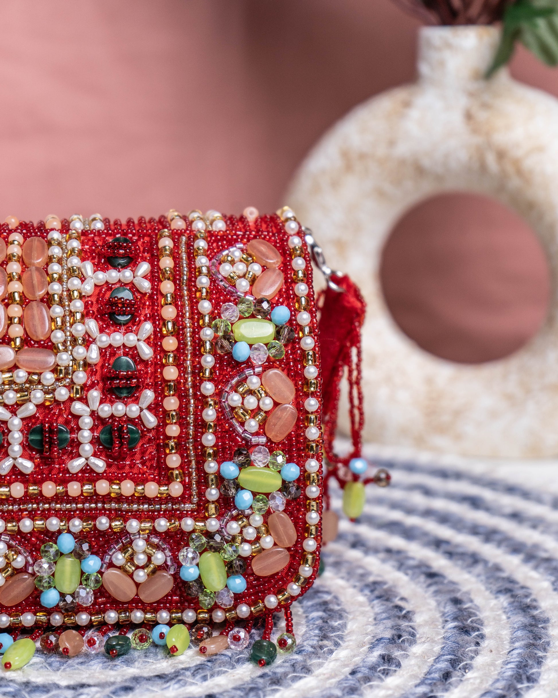 Zahara Mosaic Flap Bag