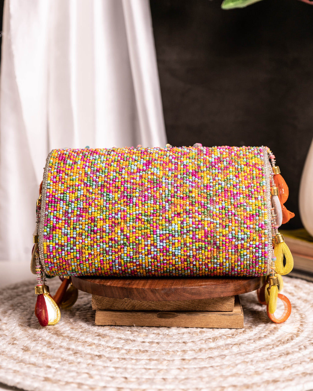 Maharani Rasrang Embellished Flap bag