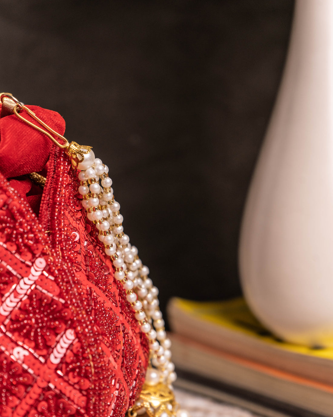 Scarlet Royale Sequin Potli