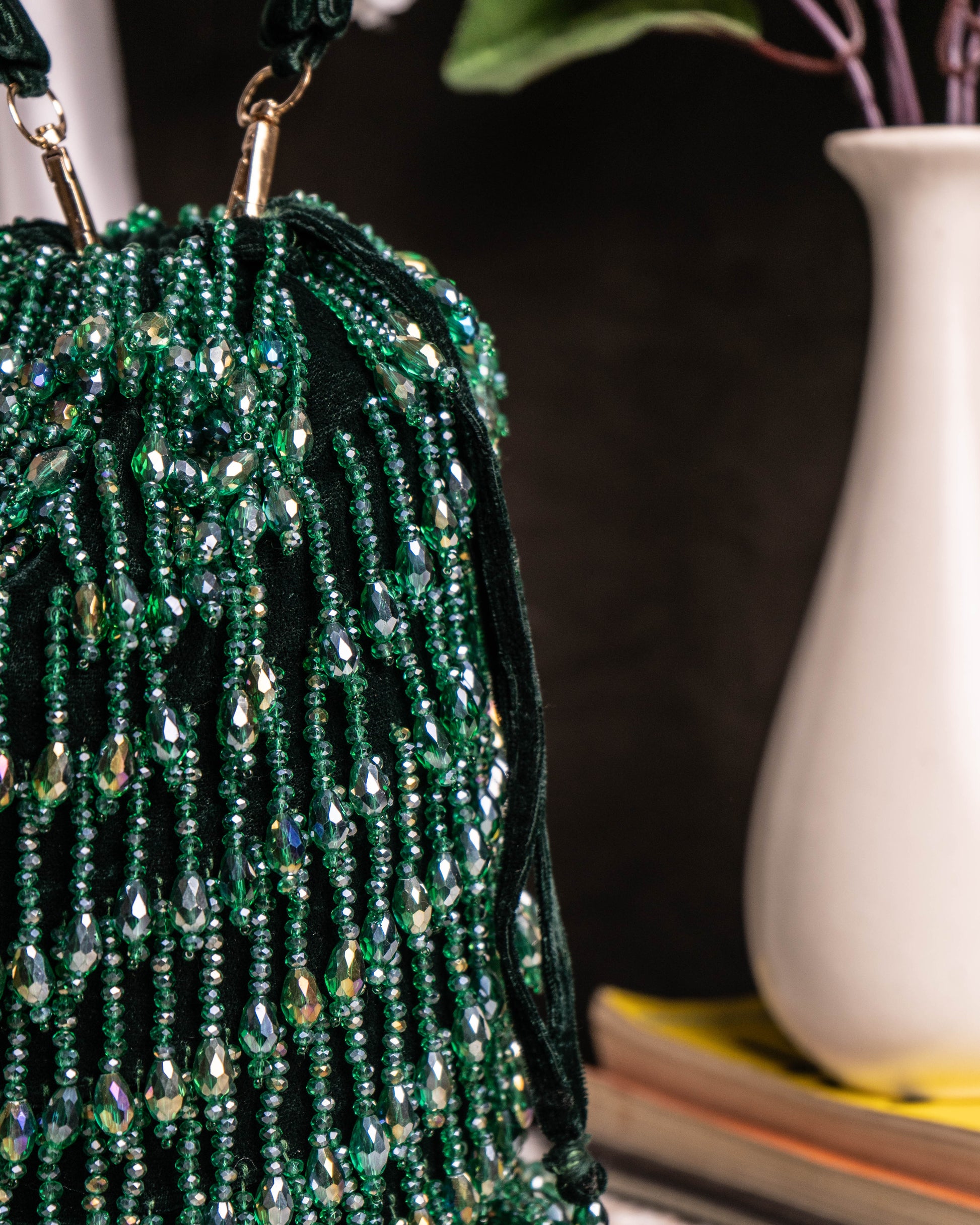 Emerald Rain Potli Bag