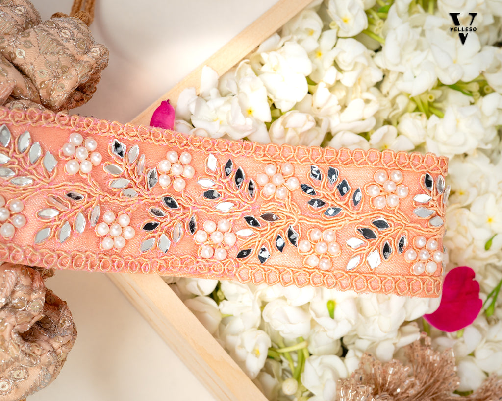 Noorira Blush Gold Potli Bag