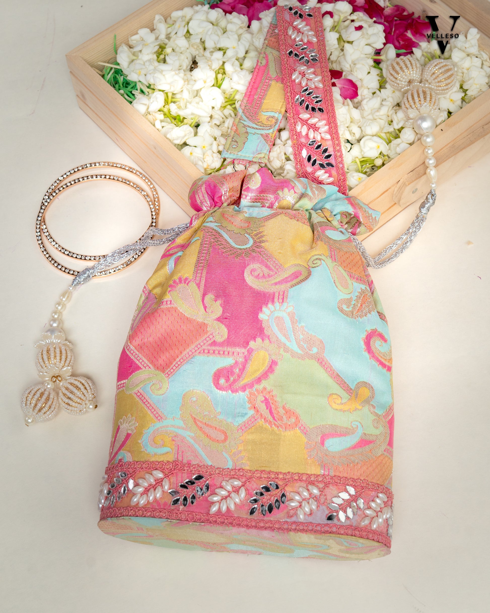 Twilight Tassel Potli Bag