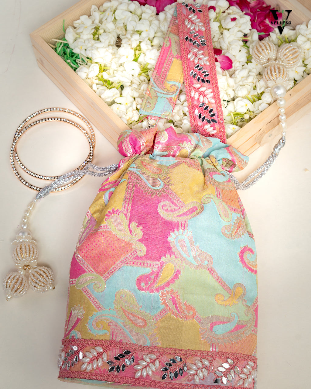 Twilight Tassel Potli Bag