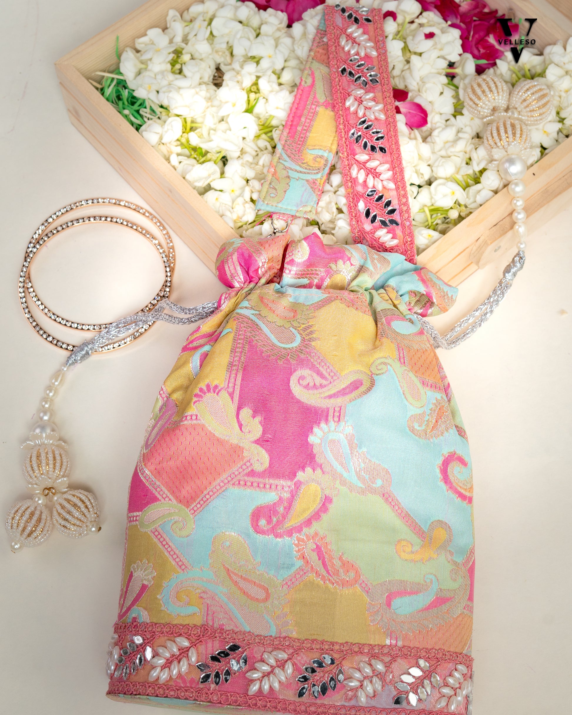 Twilight Tassel Potli Bag