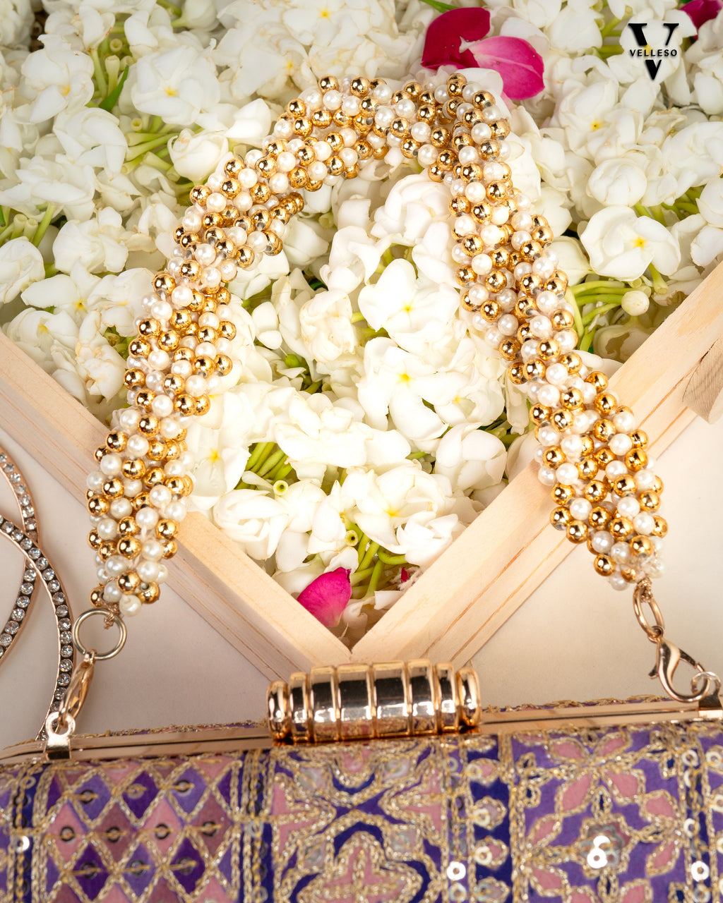 Nayira Brocade Luxe Clutch