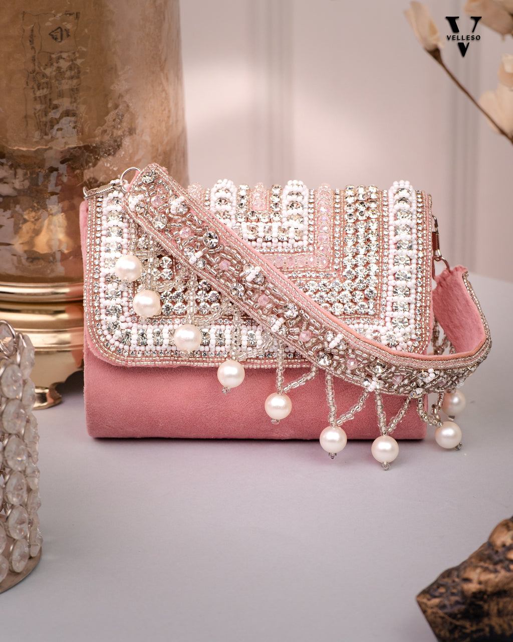 Eira Velvet Mini Jewel Bag