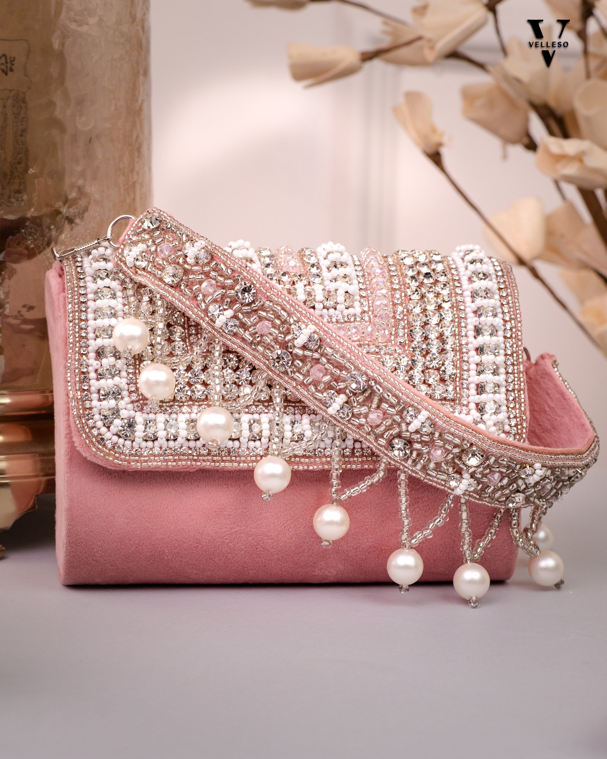 Eira Velvet Mini Jewel Bag