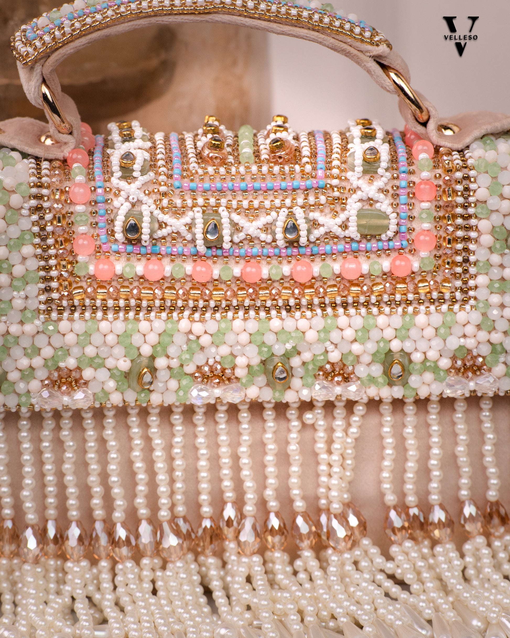Celeste Cascade Fringe Bag