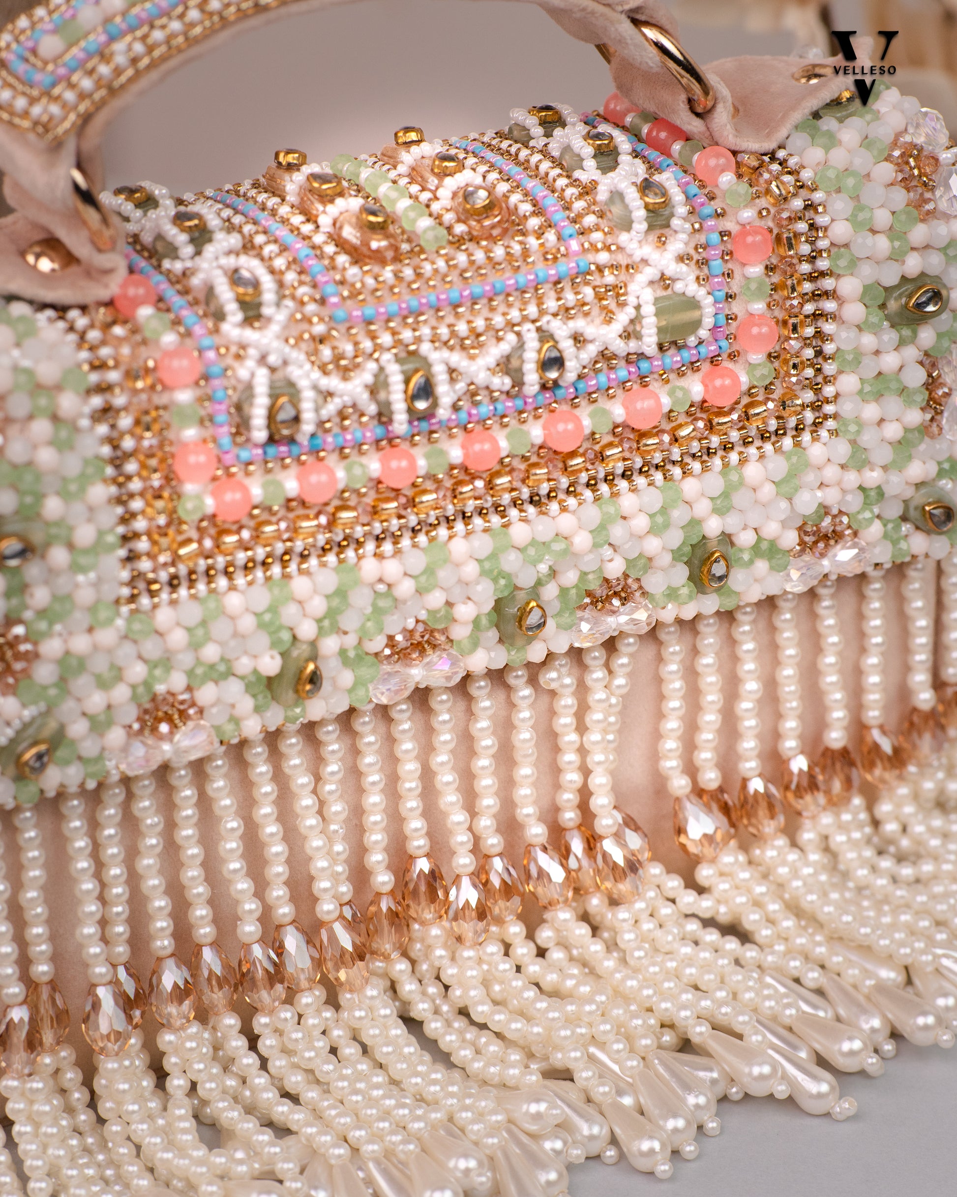 Celeste Cascade Fringe Bag