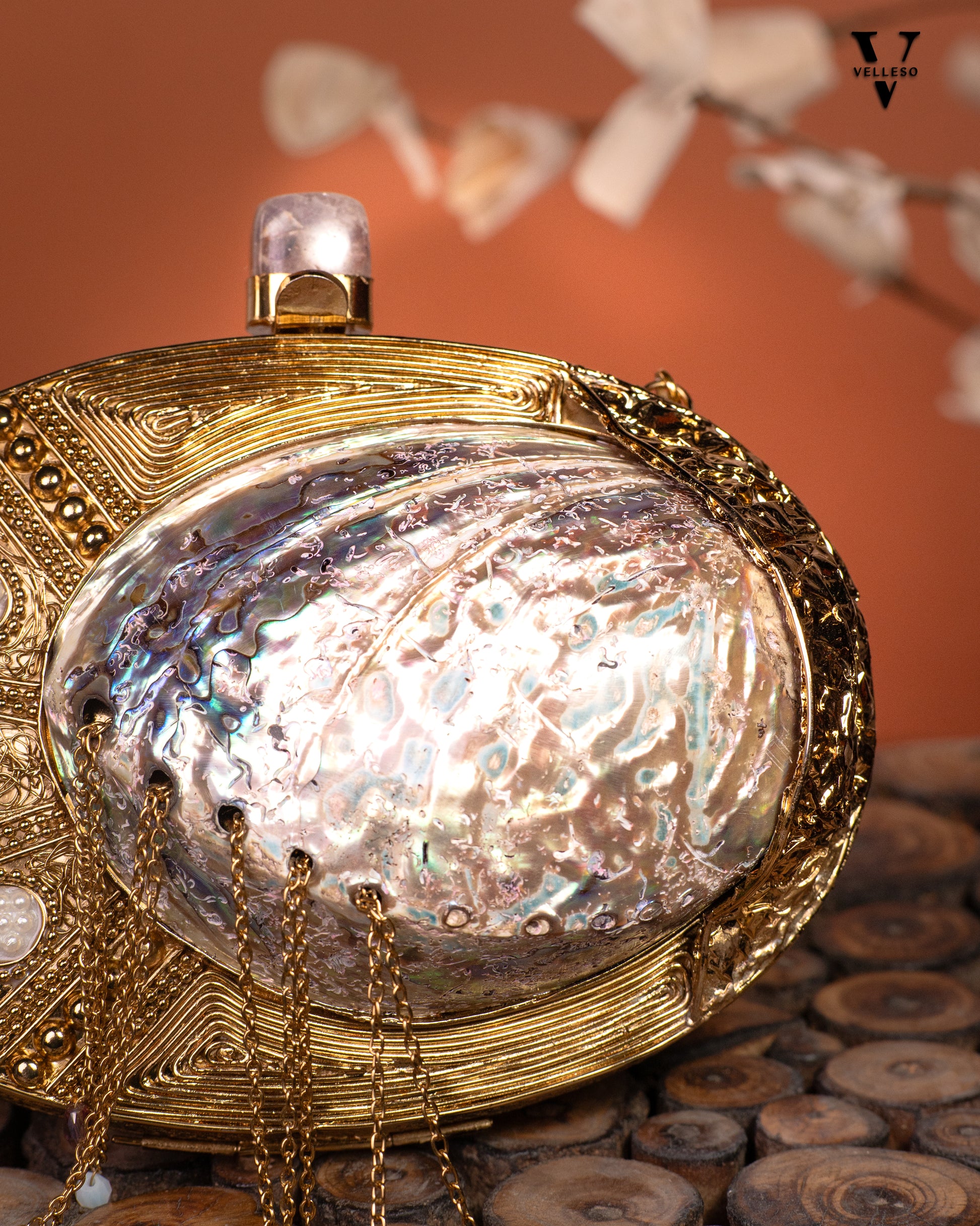 Thalira Royal MOP Clutch Bag