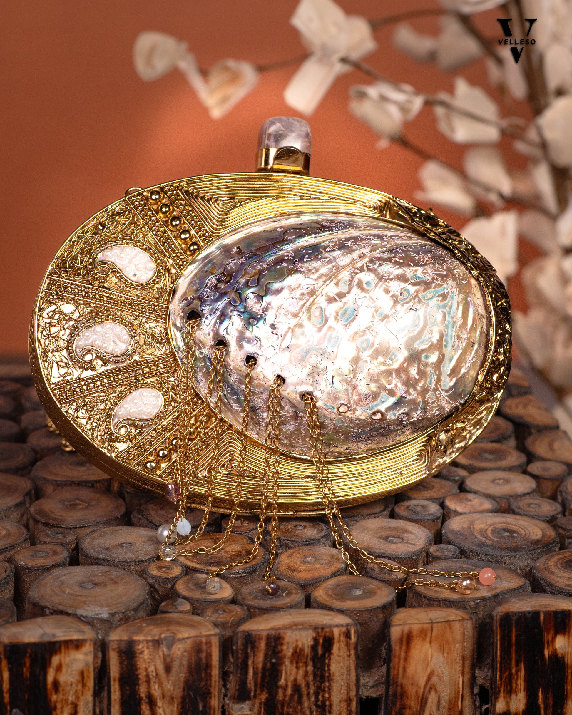Thalira Royal MOP Clutch Bag