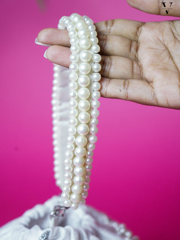 Frosted Radiance Pearl Potli