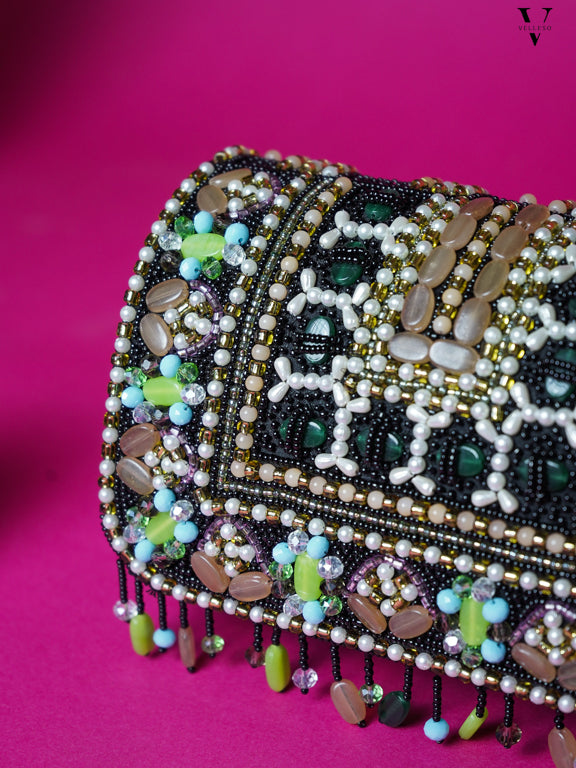 Zahara Mosaic Flap Bag