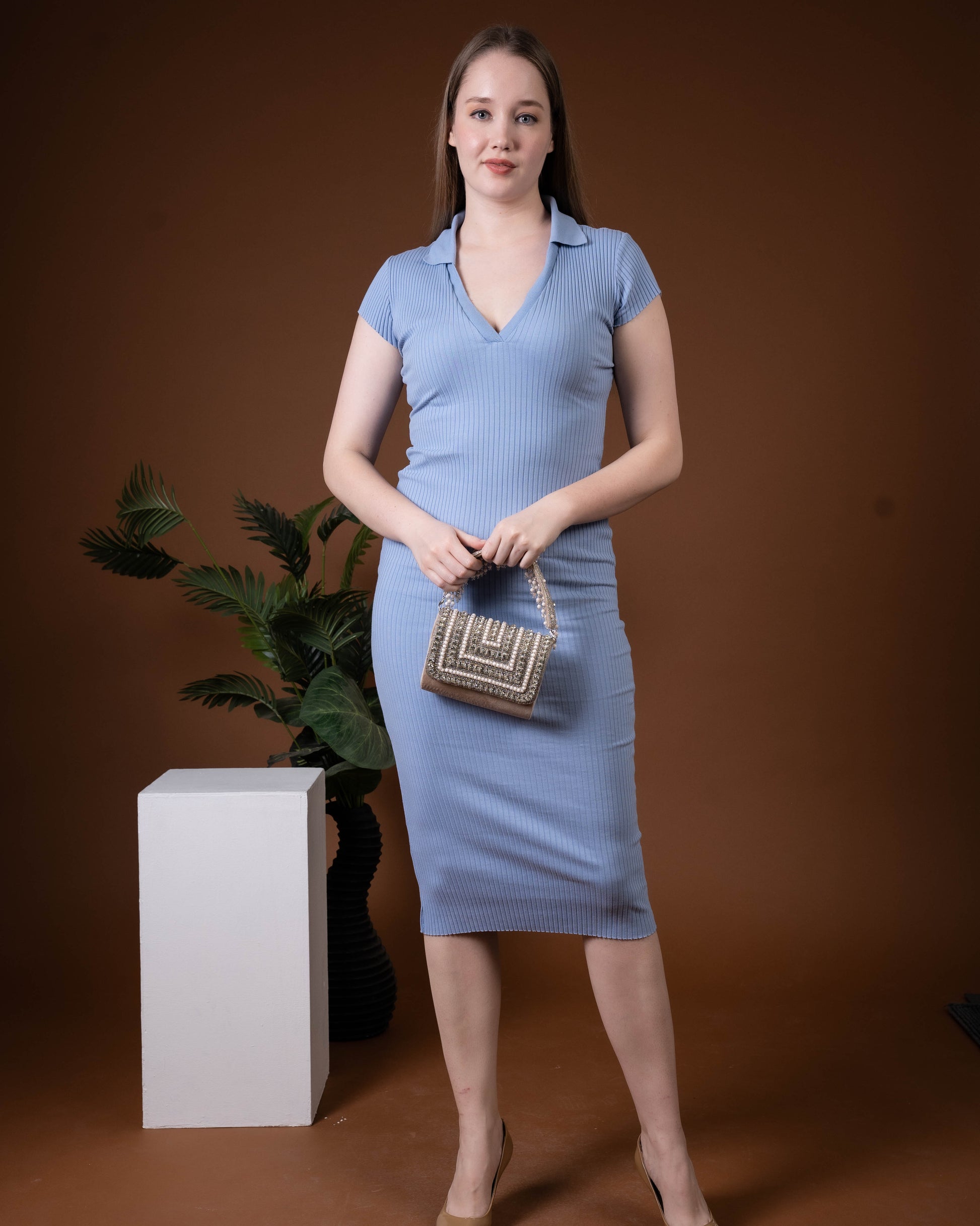 Nouréa Crystal Pearl Flap Bag