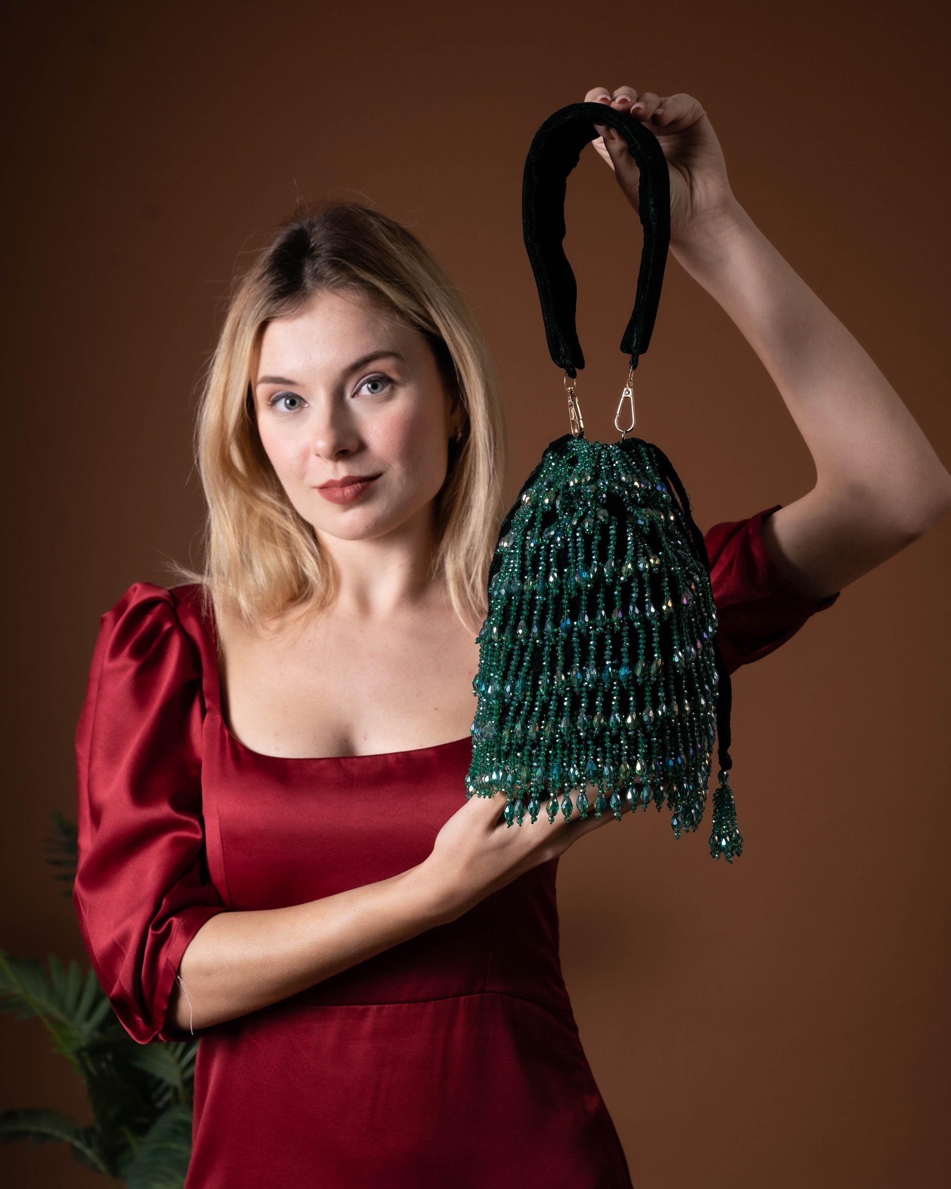 Emerald Rain Potli Bag
