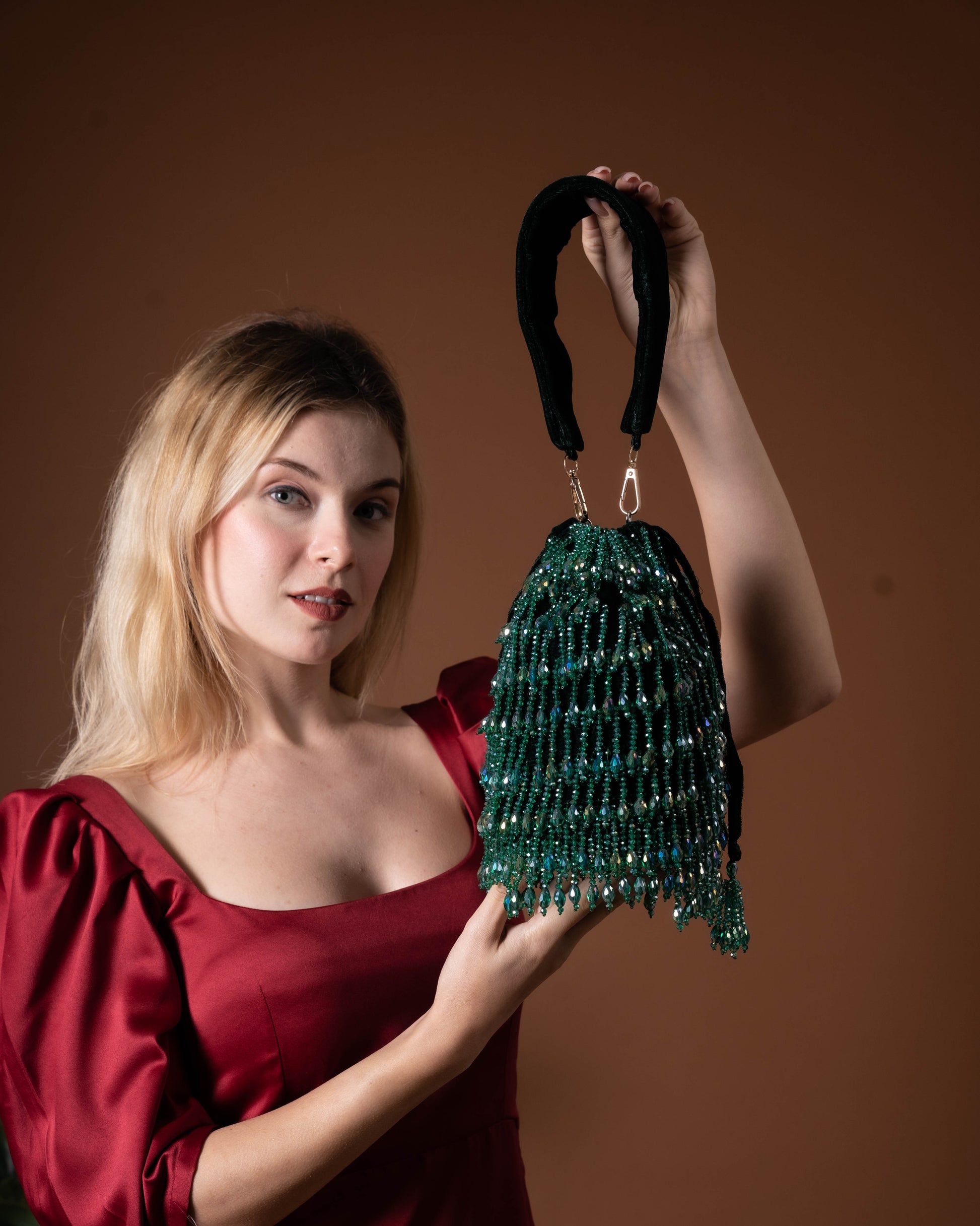 Emerald Rain Potli Bag