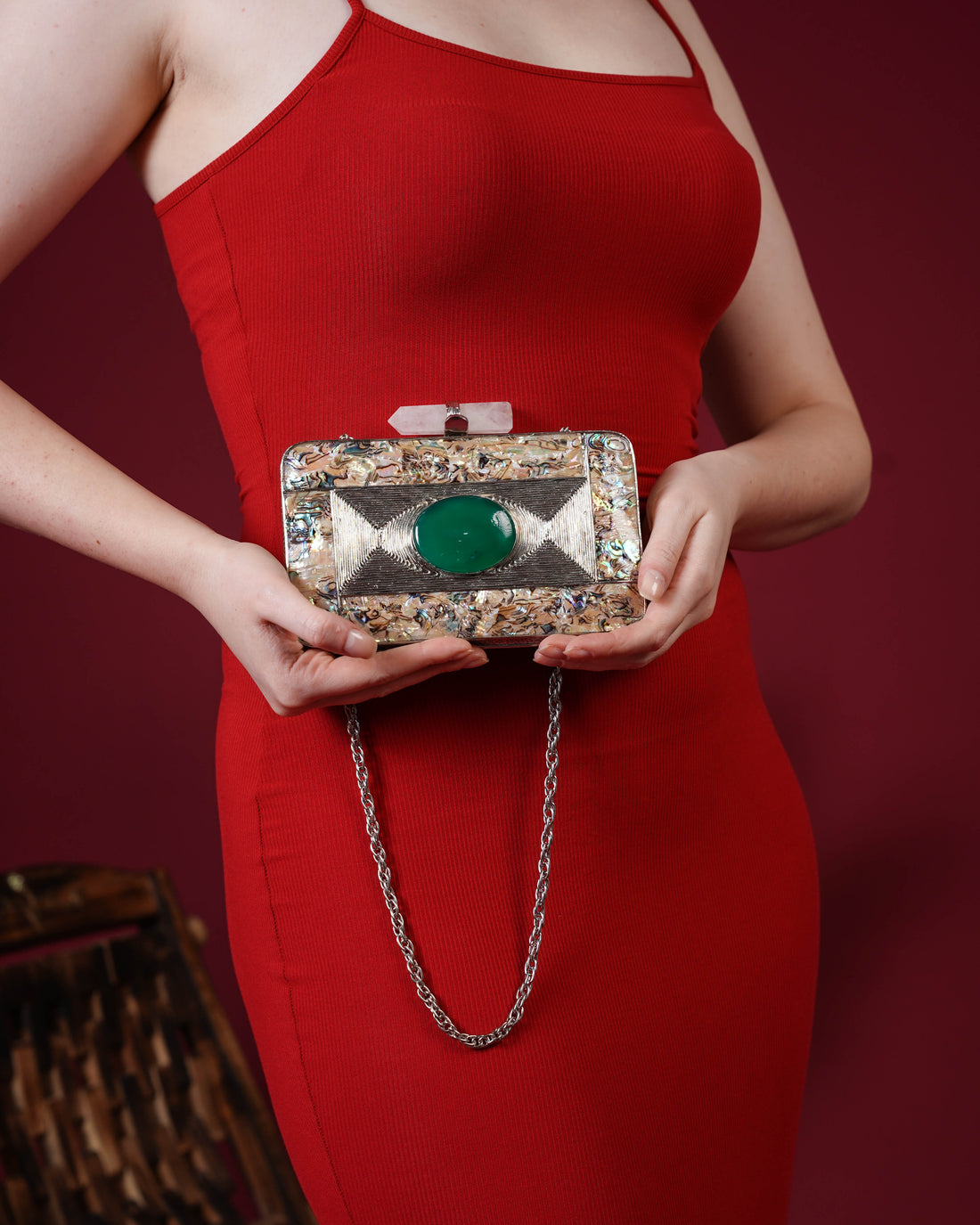 Zenya Quartz MOP Clutch
