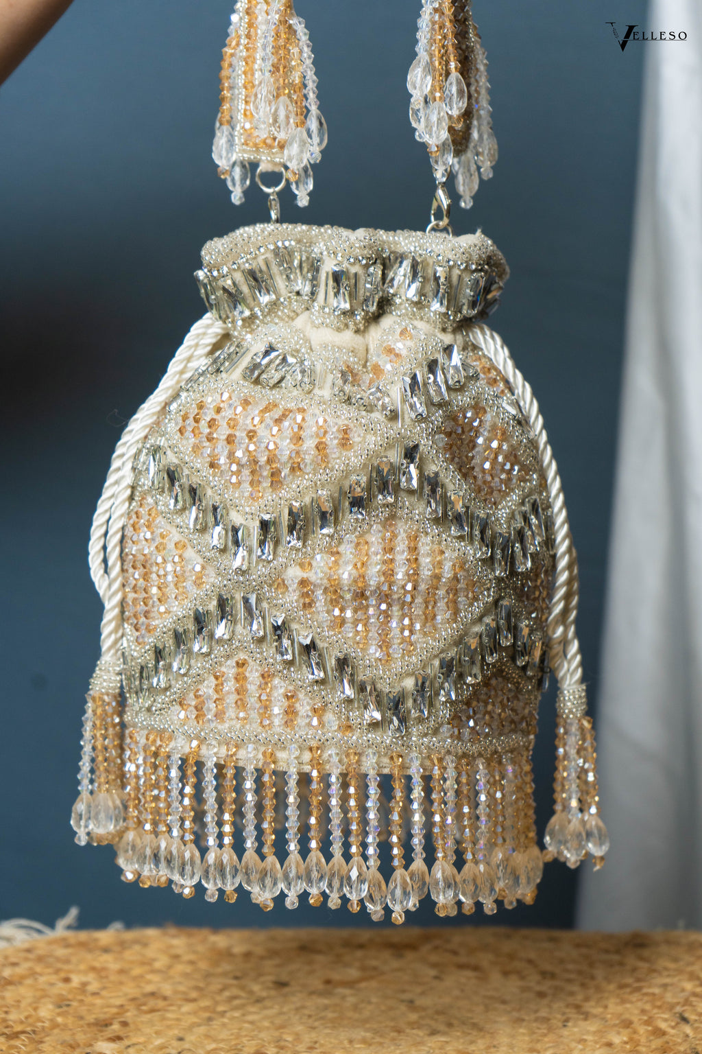 Zeyla Crystal Cascade Potli