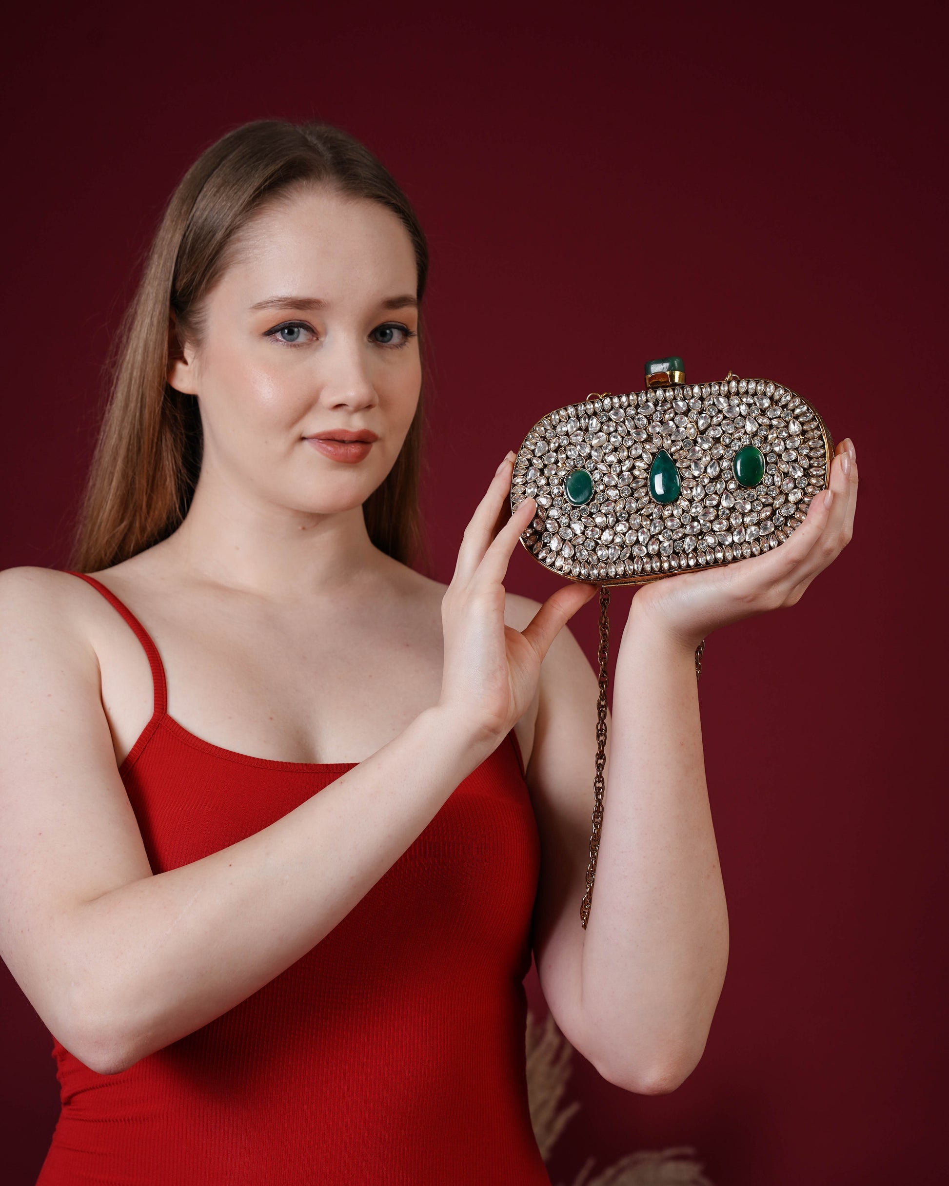 Empress Noor Crystal Clutch