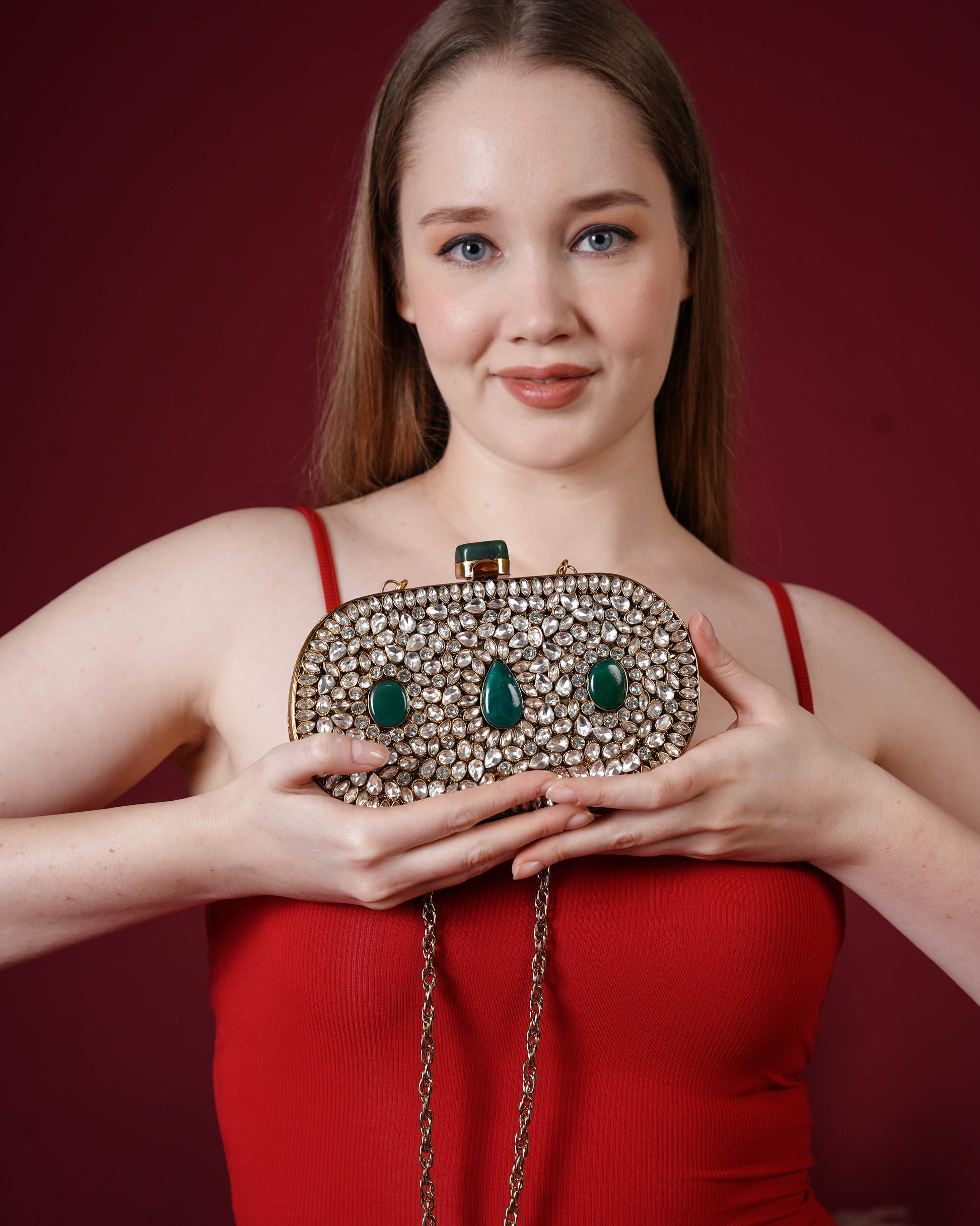Empress Noor Crystal Clutch