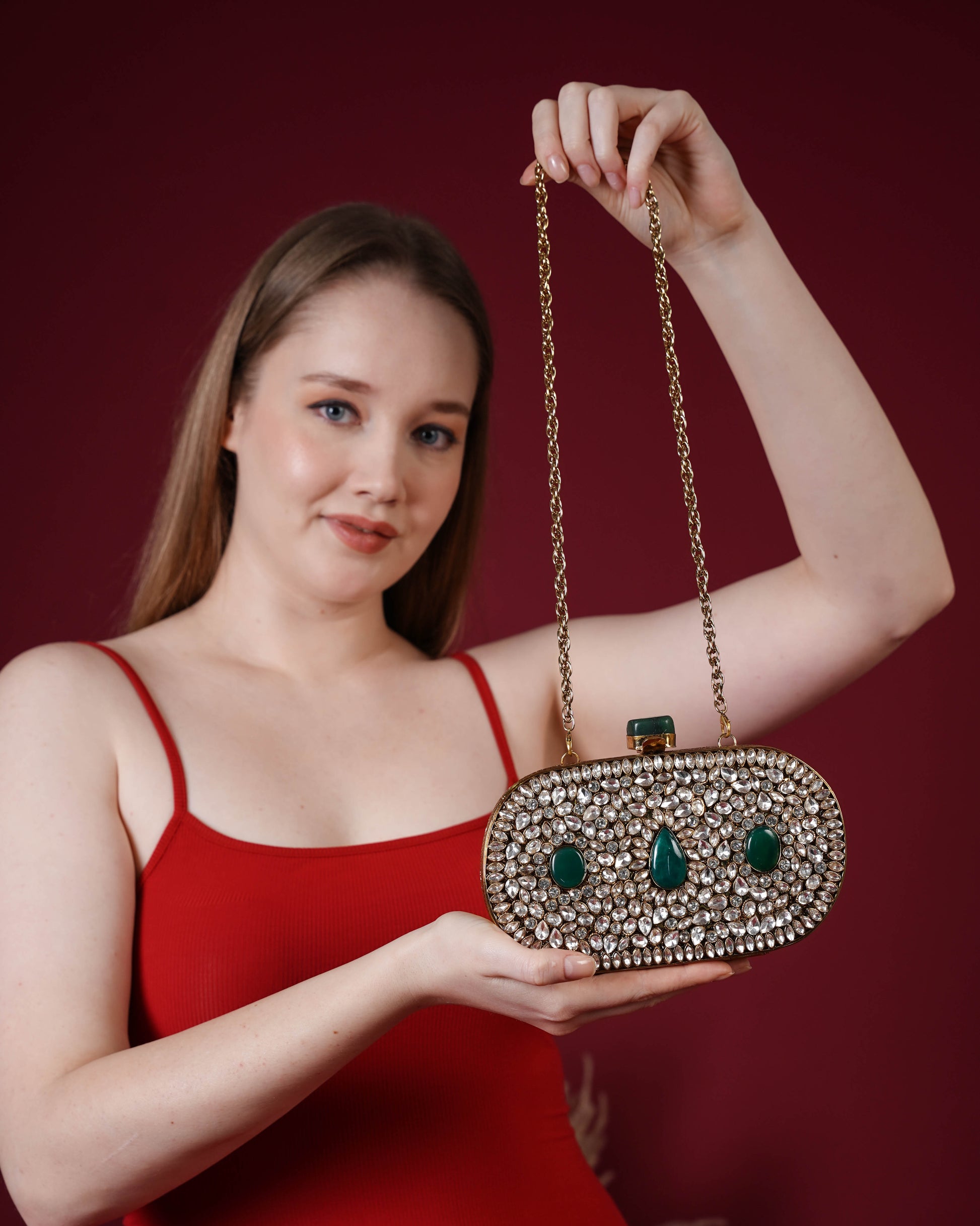 Empress Noor Crystal Clutch