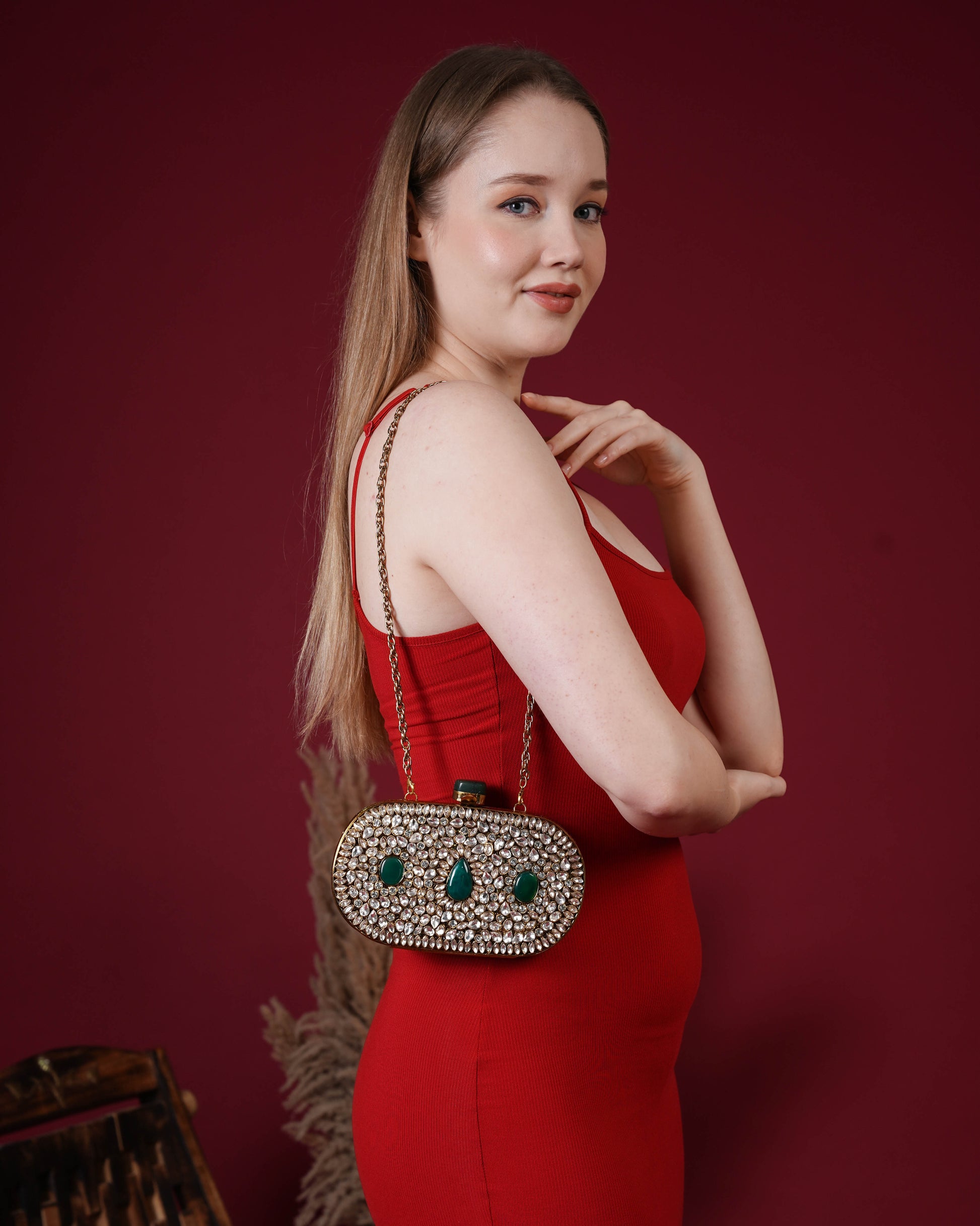 Empress Noor Crystal Clutch
