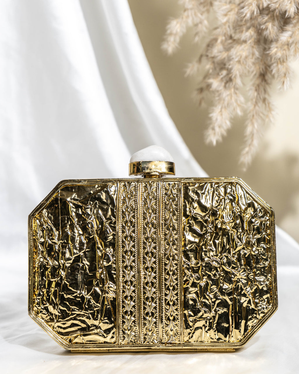 Celestial Aura Oval Clutch