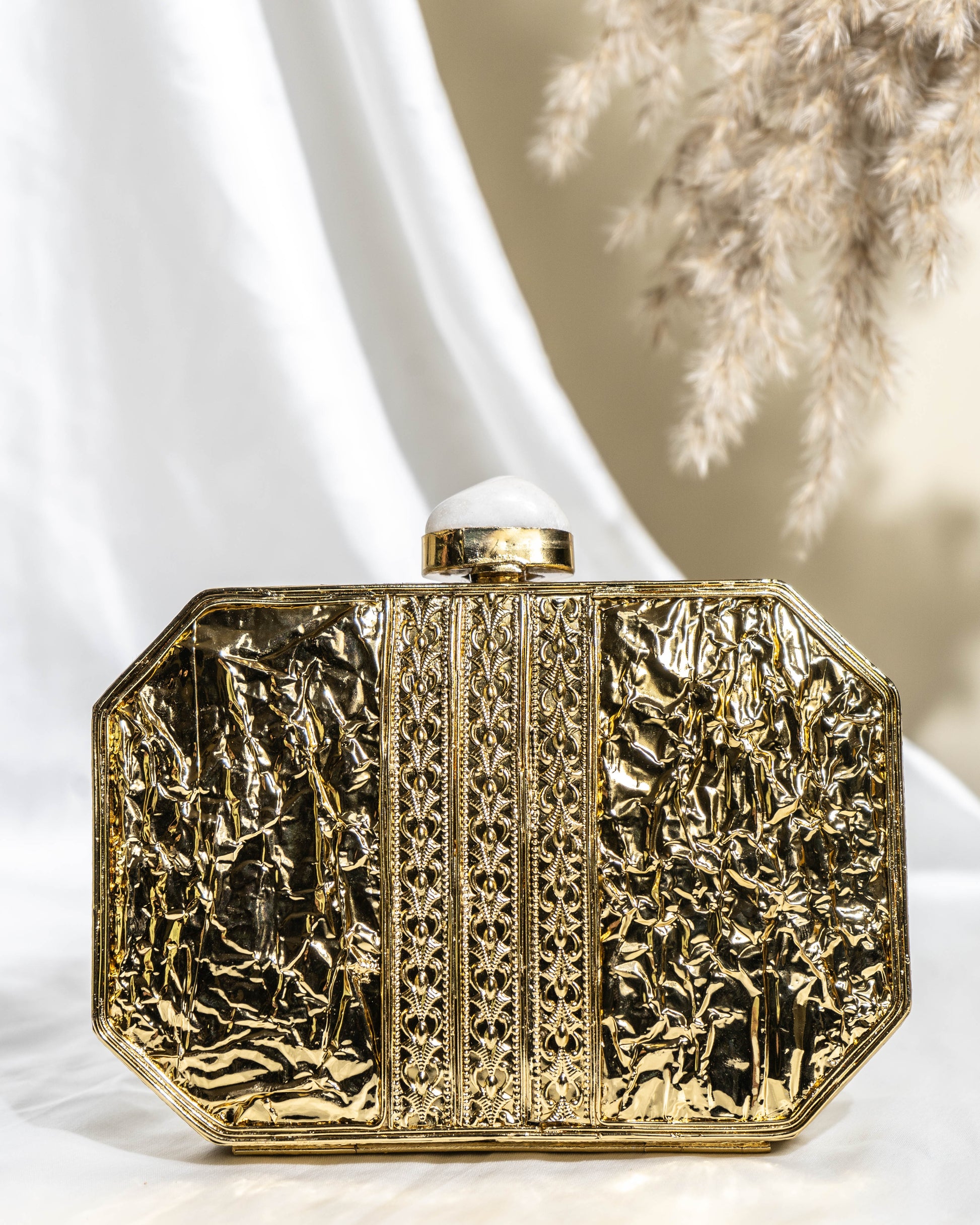 Celestial Aura Oval Clutch