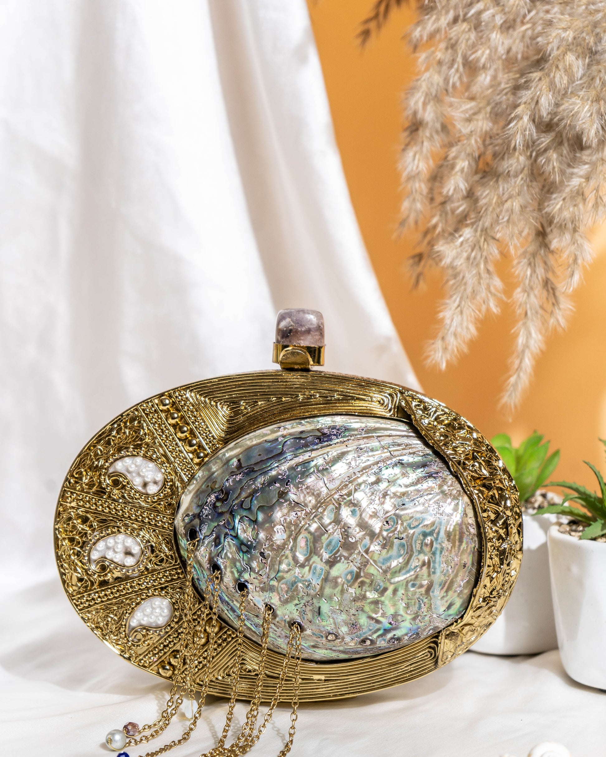 Thalira Royal MOP Clutch Bag