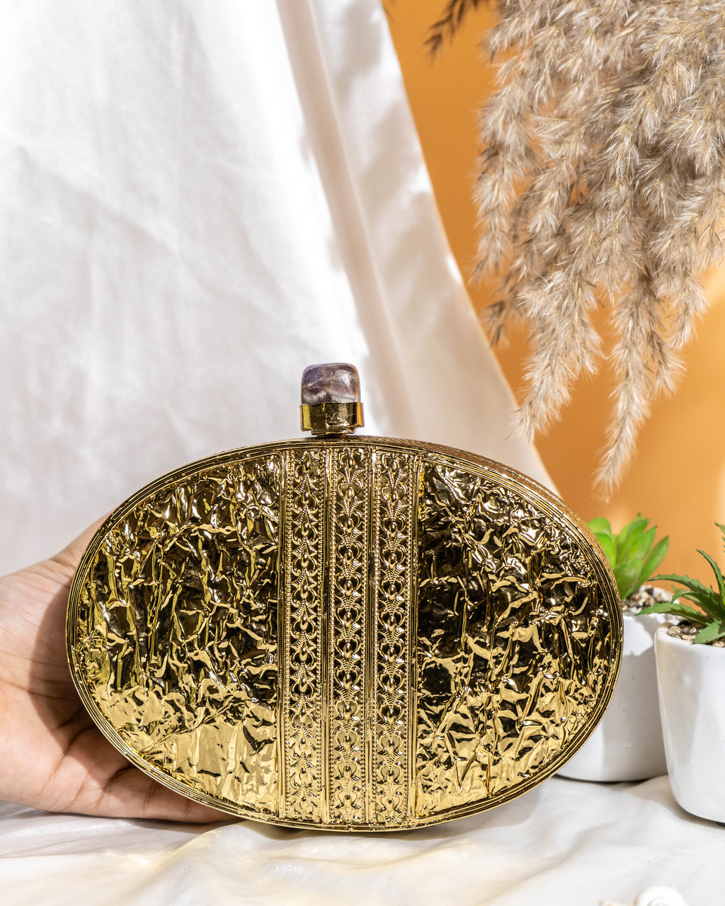 Thalira Royal MOP Clutch Bag