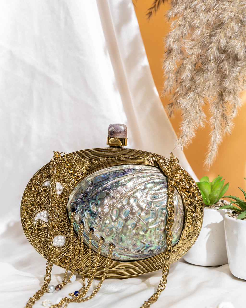 Thalira Royal MOP Clutch Bag