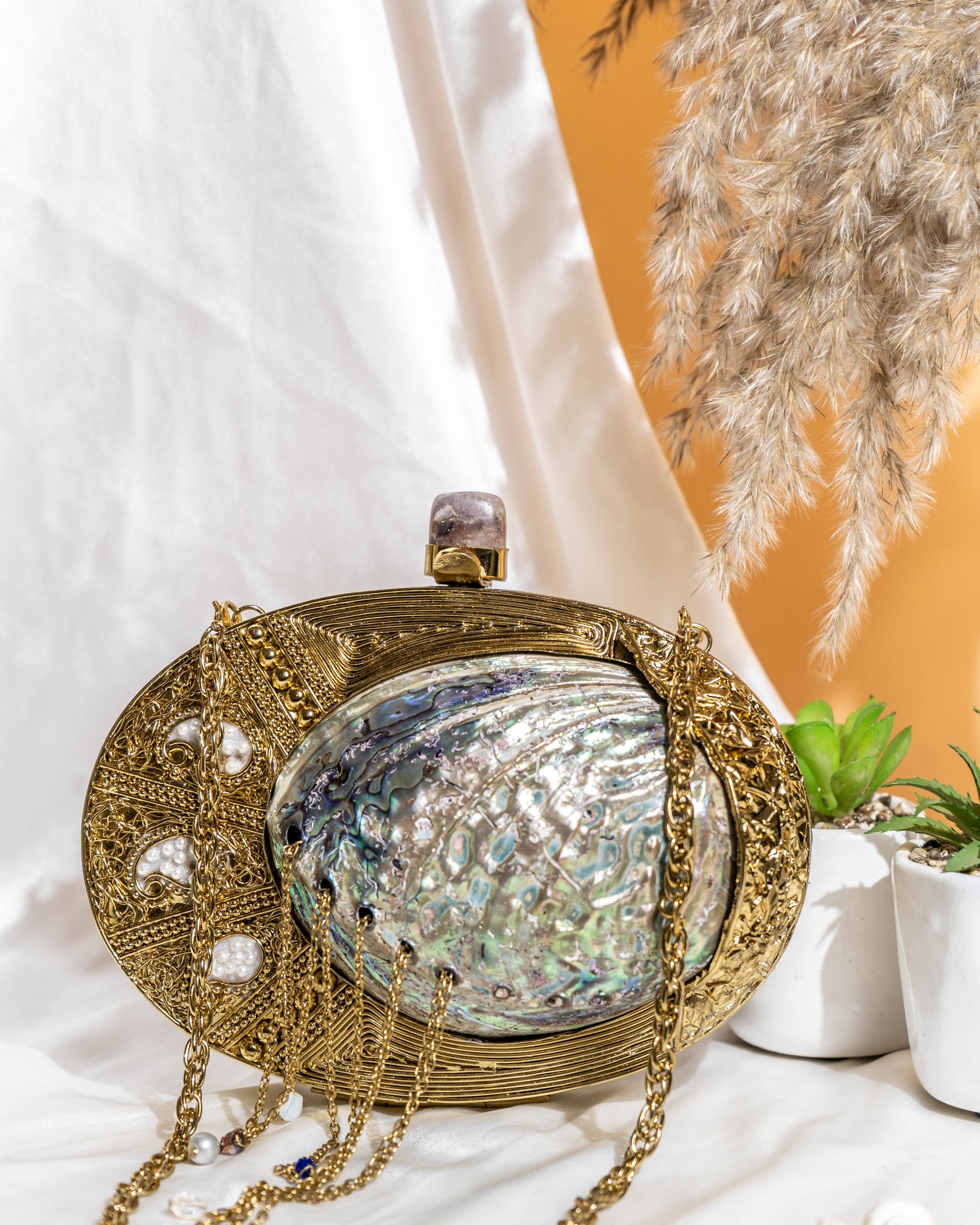 Thalira Royal MOP Clutch Bag