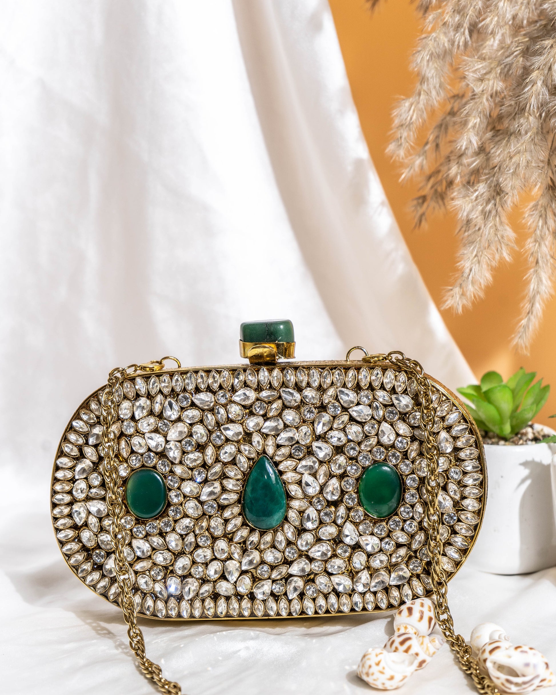 Empress Noor Crystal Clutch