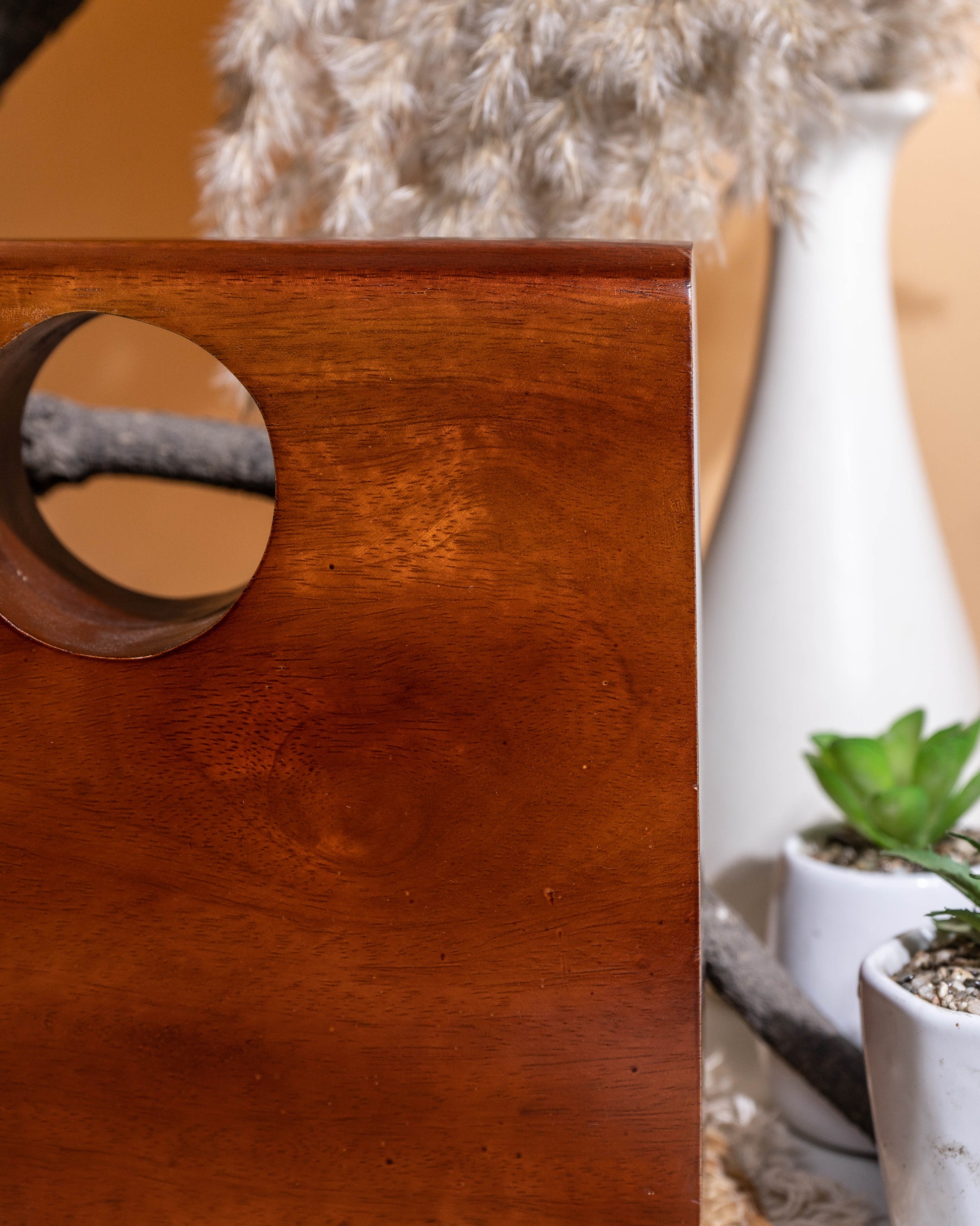 Solstice Wooden Hand Clutch