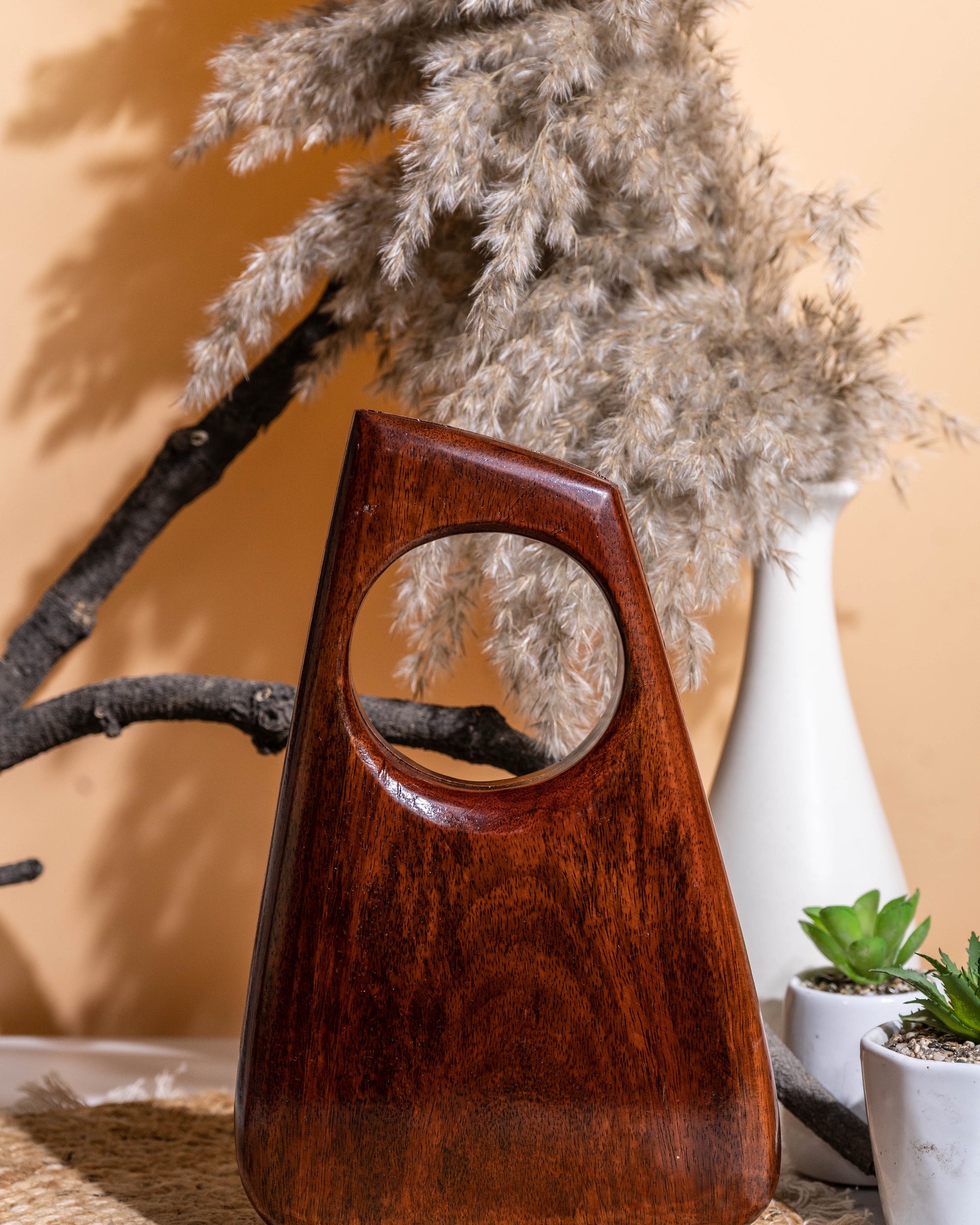Arbour Arc Wooden Clutch